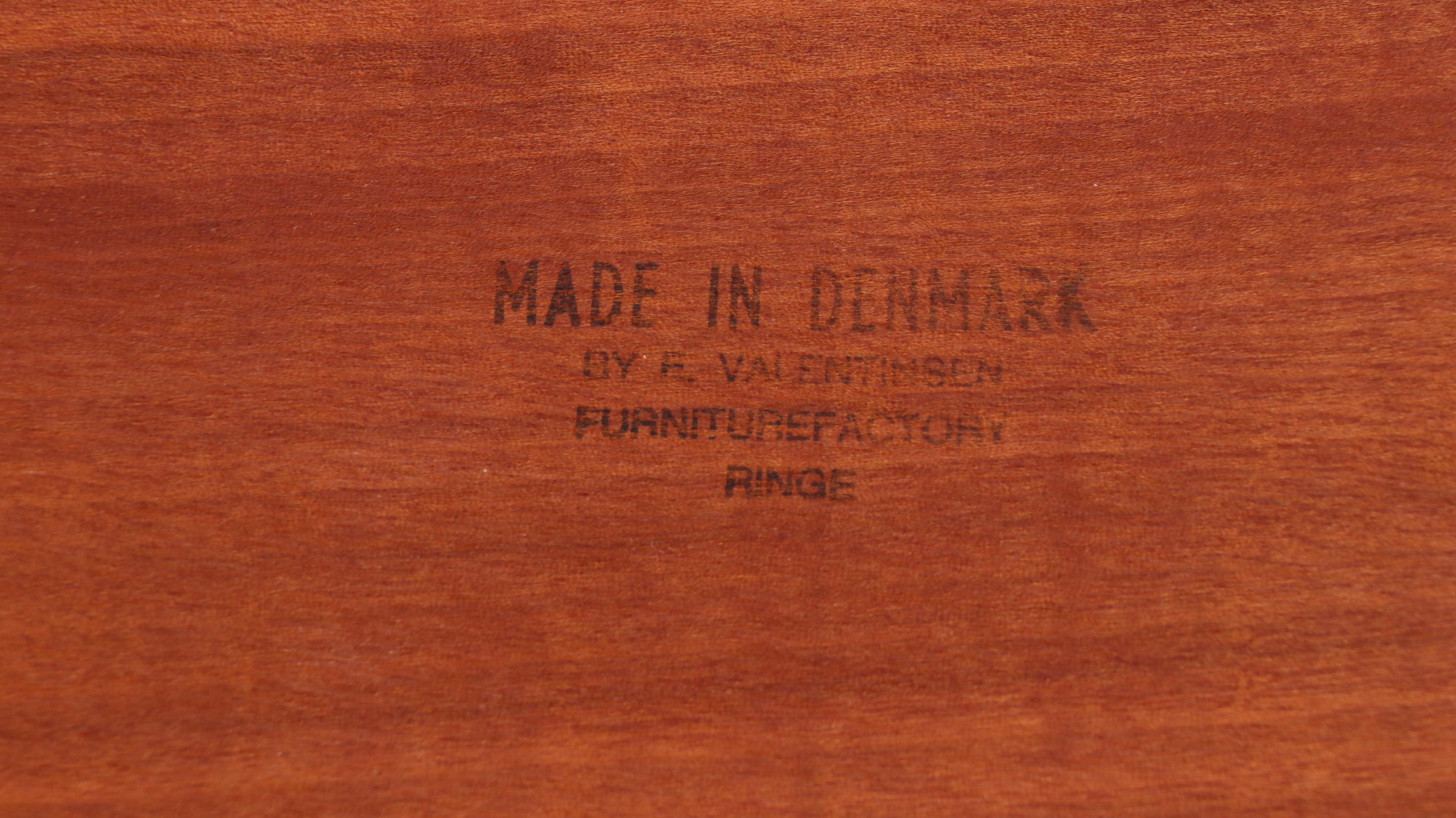 Seven-Piece Danish Modern Teak Dining Set, Incl. E. Valentinsen and L. Møller