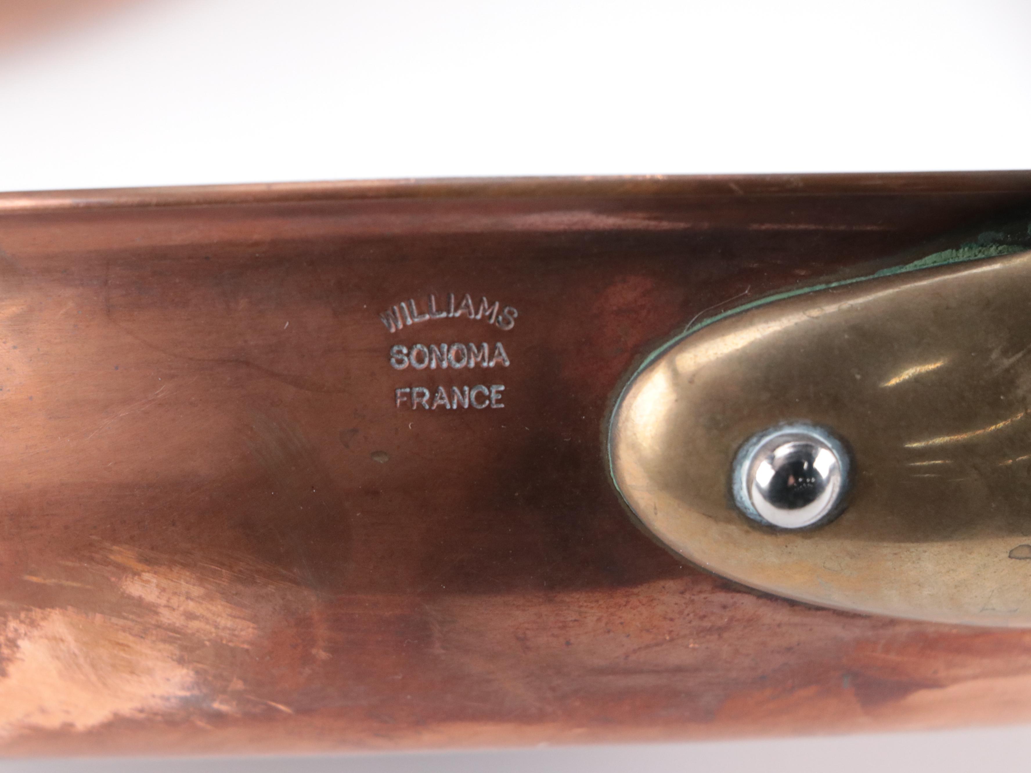 Sur La Table and Williams-Sonoma French Copper Cookware