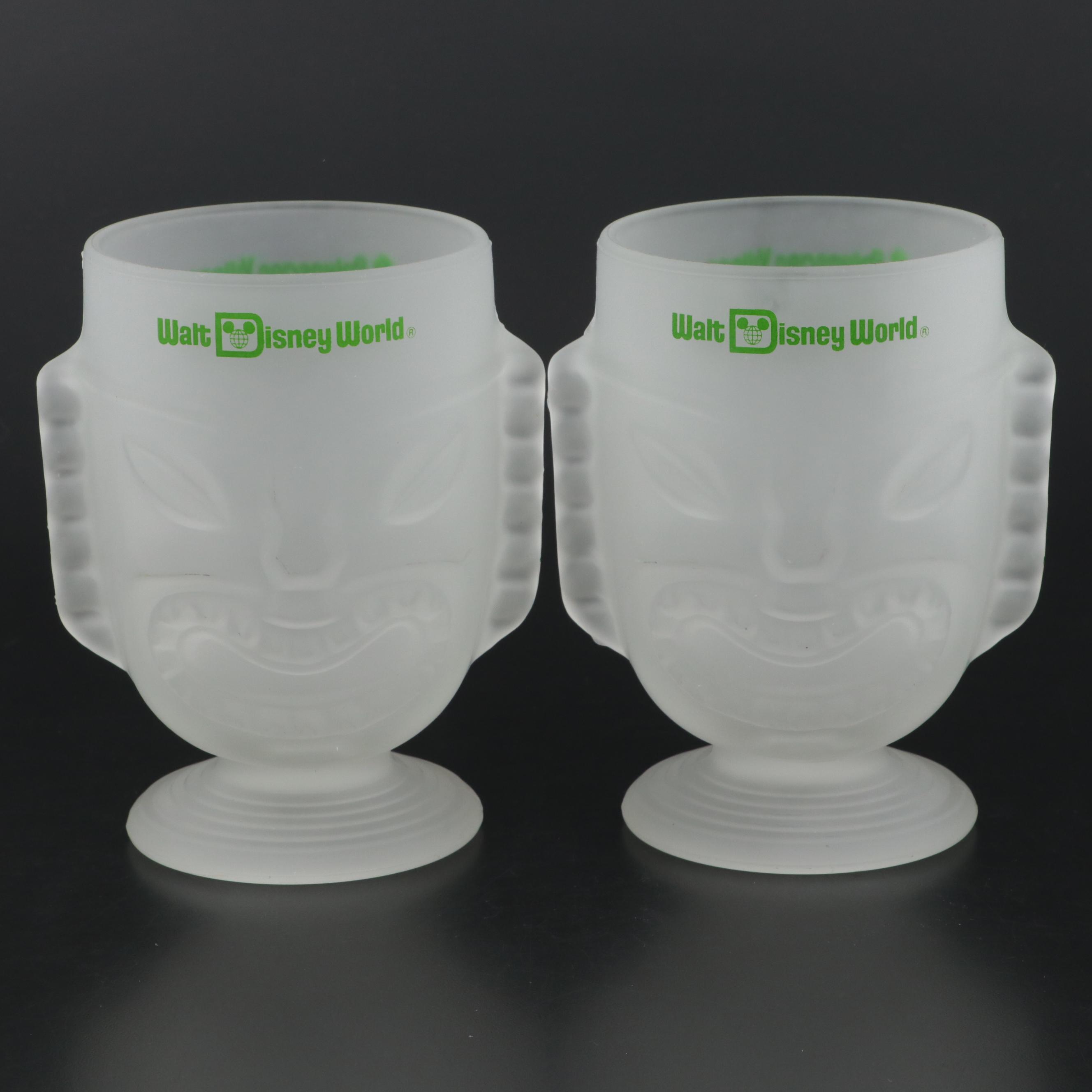 Walt Disney "Polynesian Village" Tiki Glasses