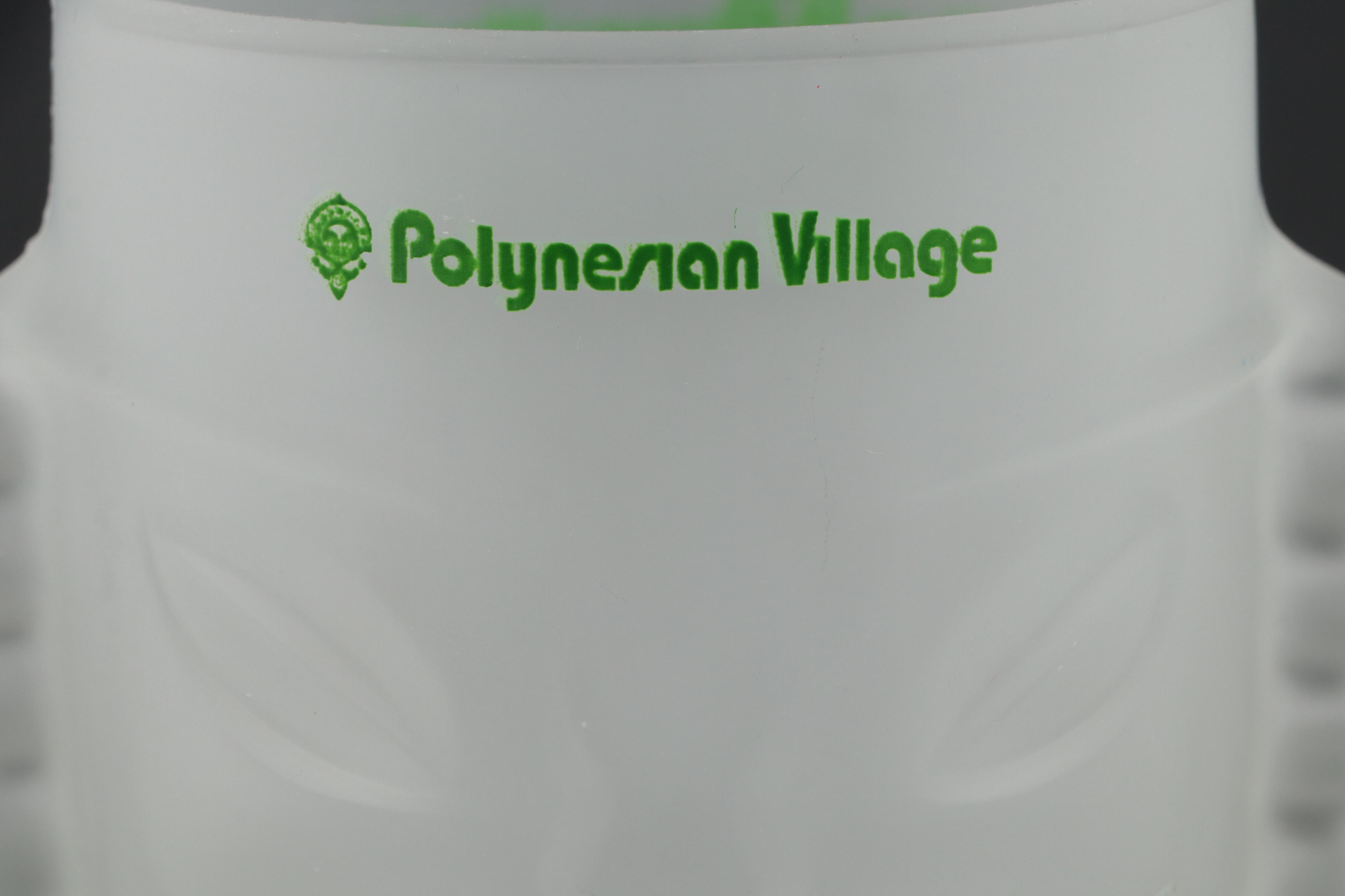 Walt Disney "Polynesian Village" Tiki Glasses