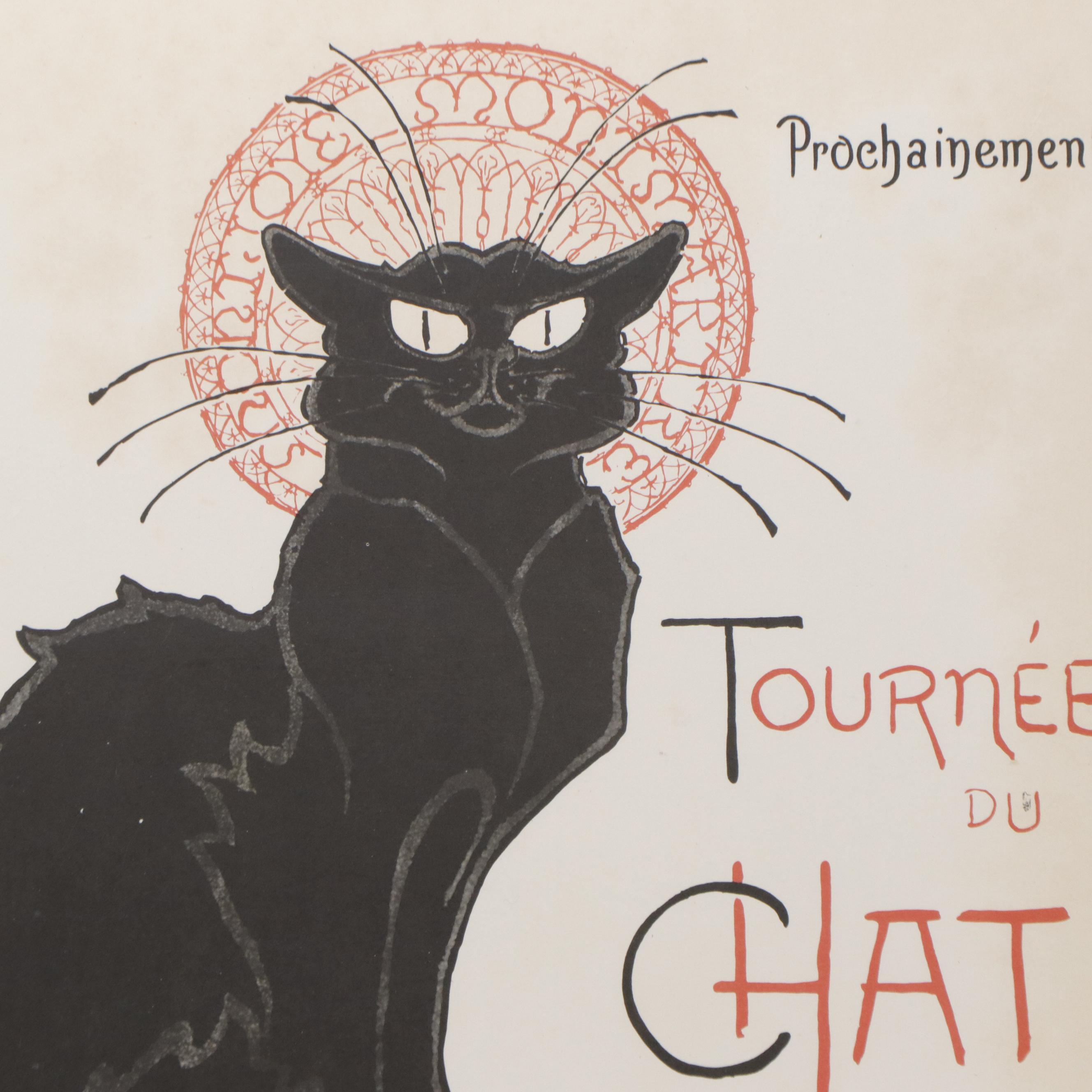 Tournée du Chat Noir de Rodolphe Salis Poster after Théophile Steinlen