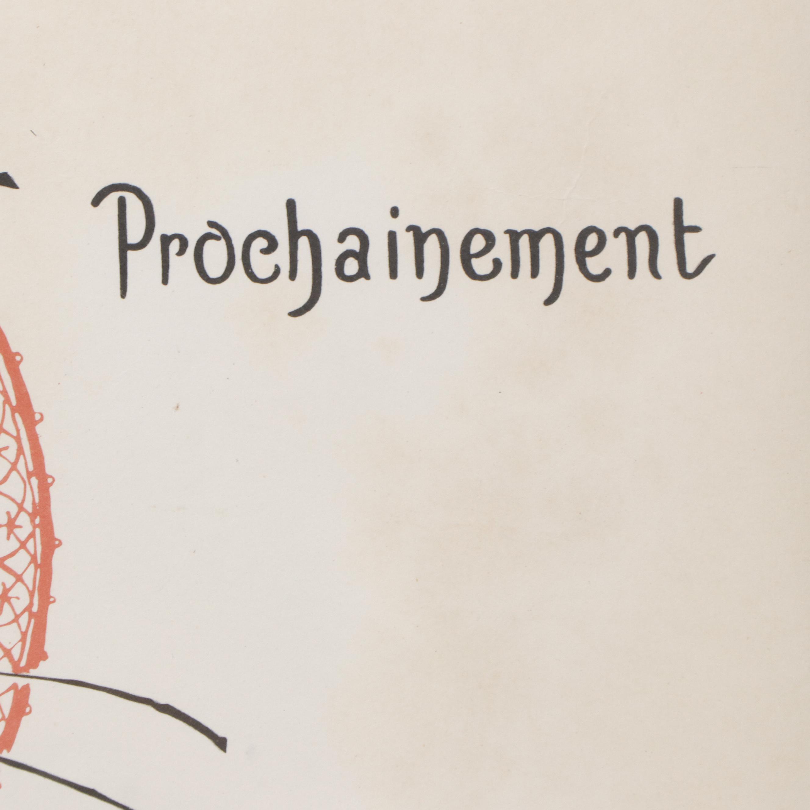 Tournée du Chat Noir de Rodolphe Salis Poster after Théophile Steinlen