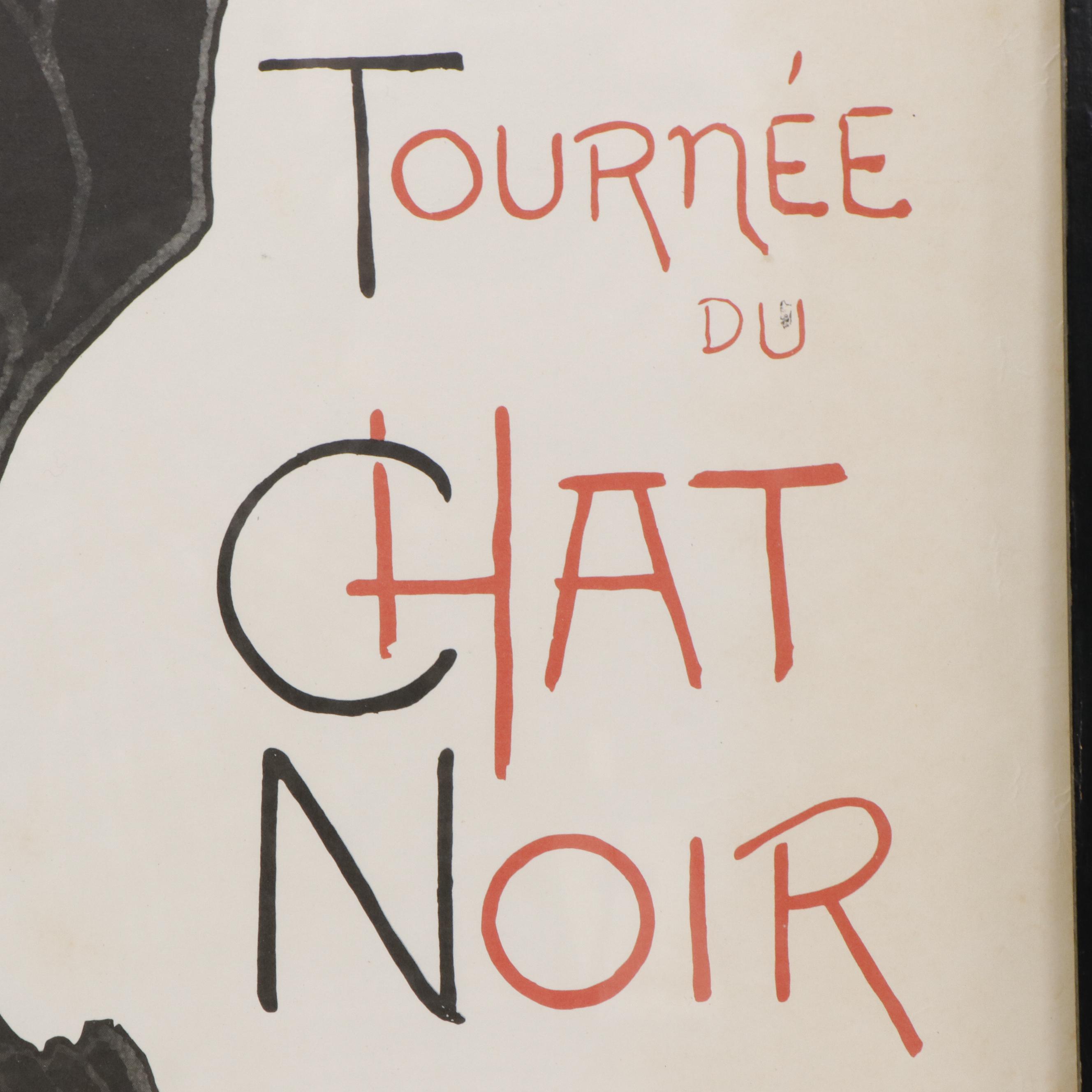 Tournée du Chat Noir de Rodolphe Salis Poster after Théophile Steinlen