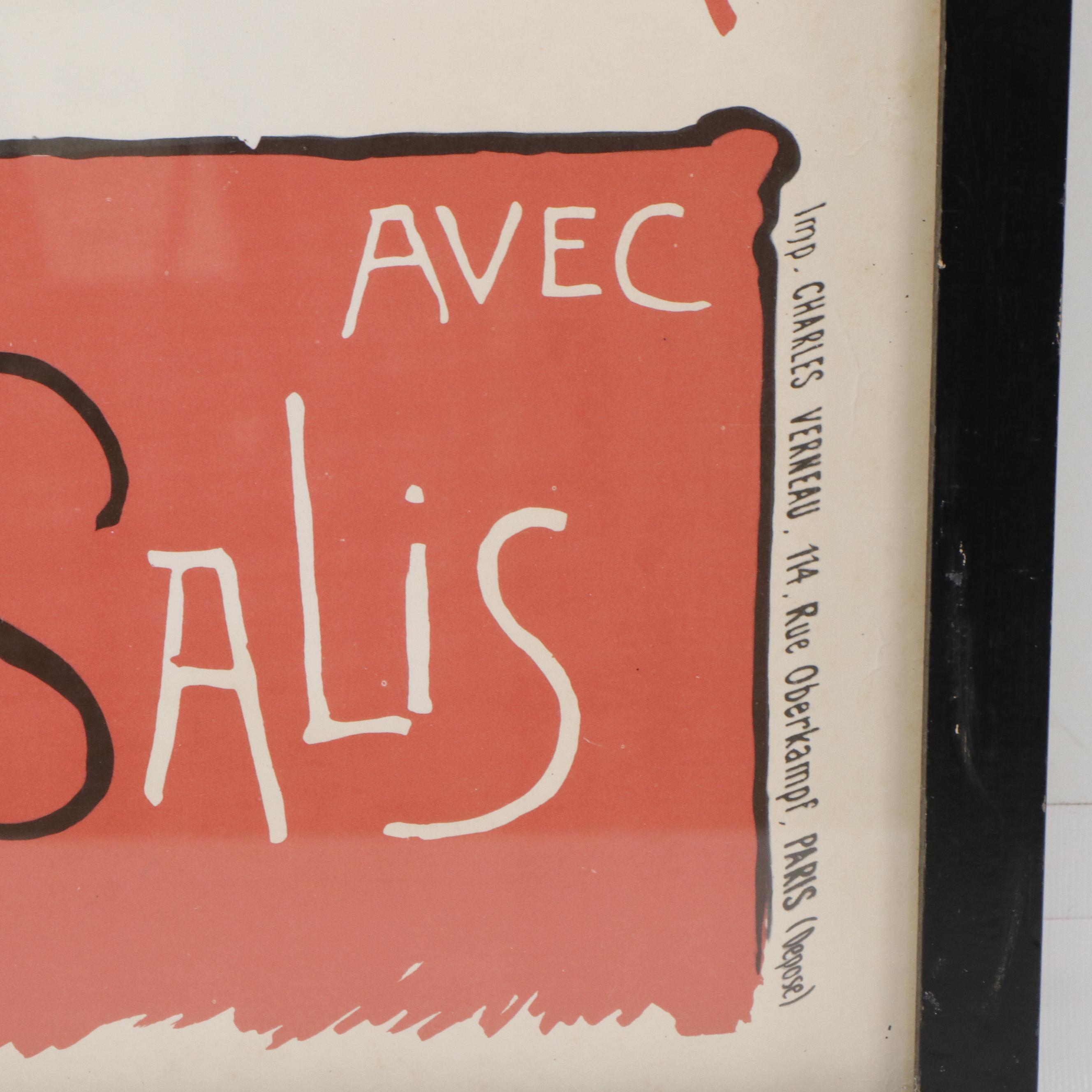 Tournée du Chat Noir de Rodolphe Salis Poster after Théophile Steinlen