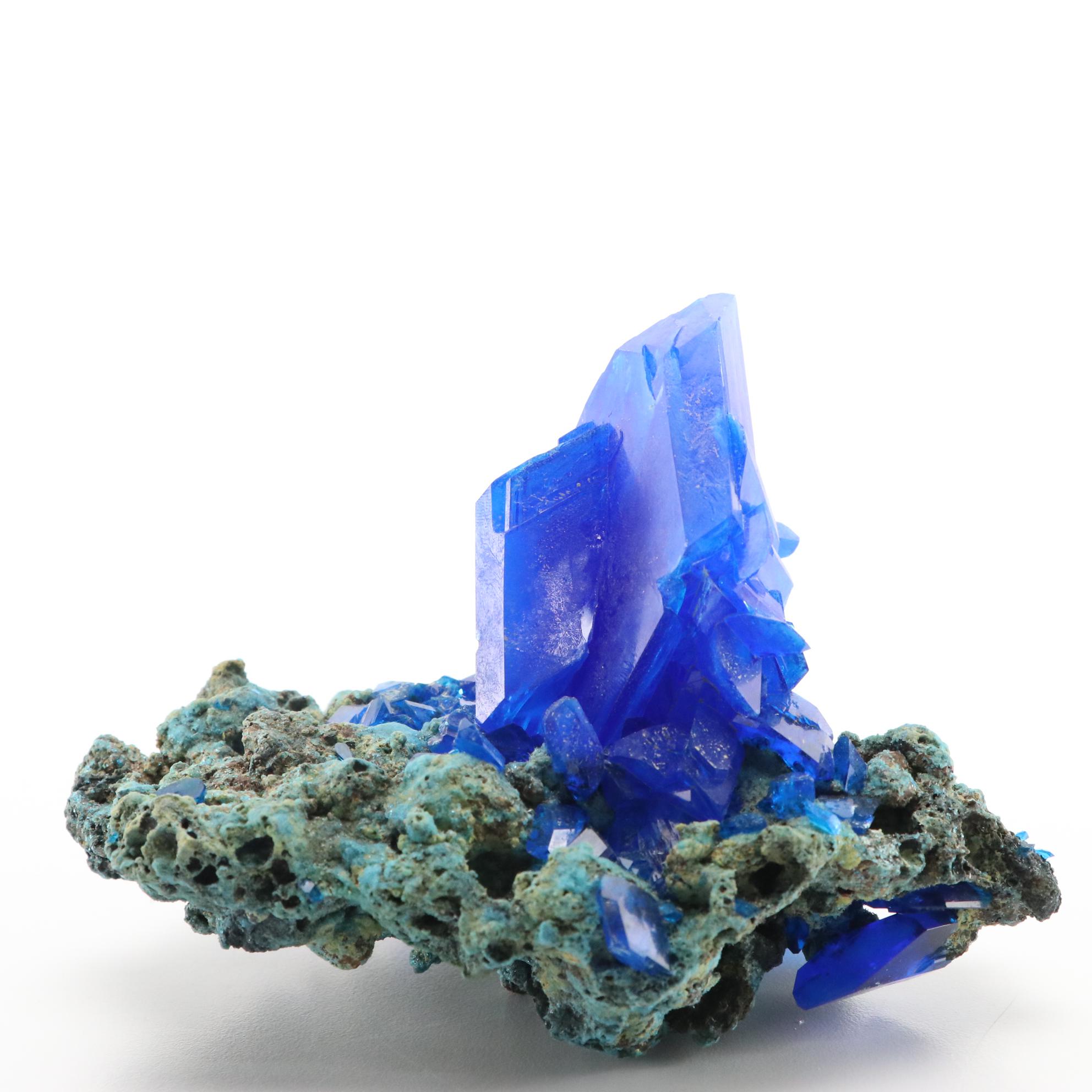 Rough Chalcanthite Crystal Cluster