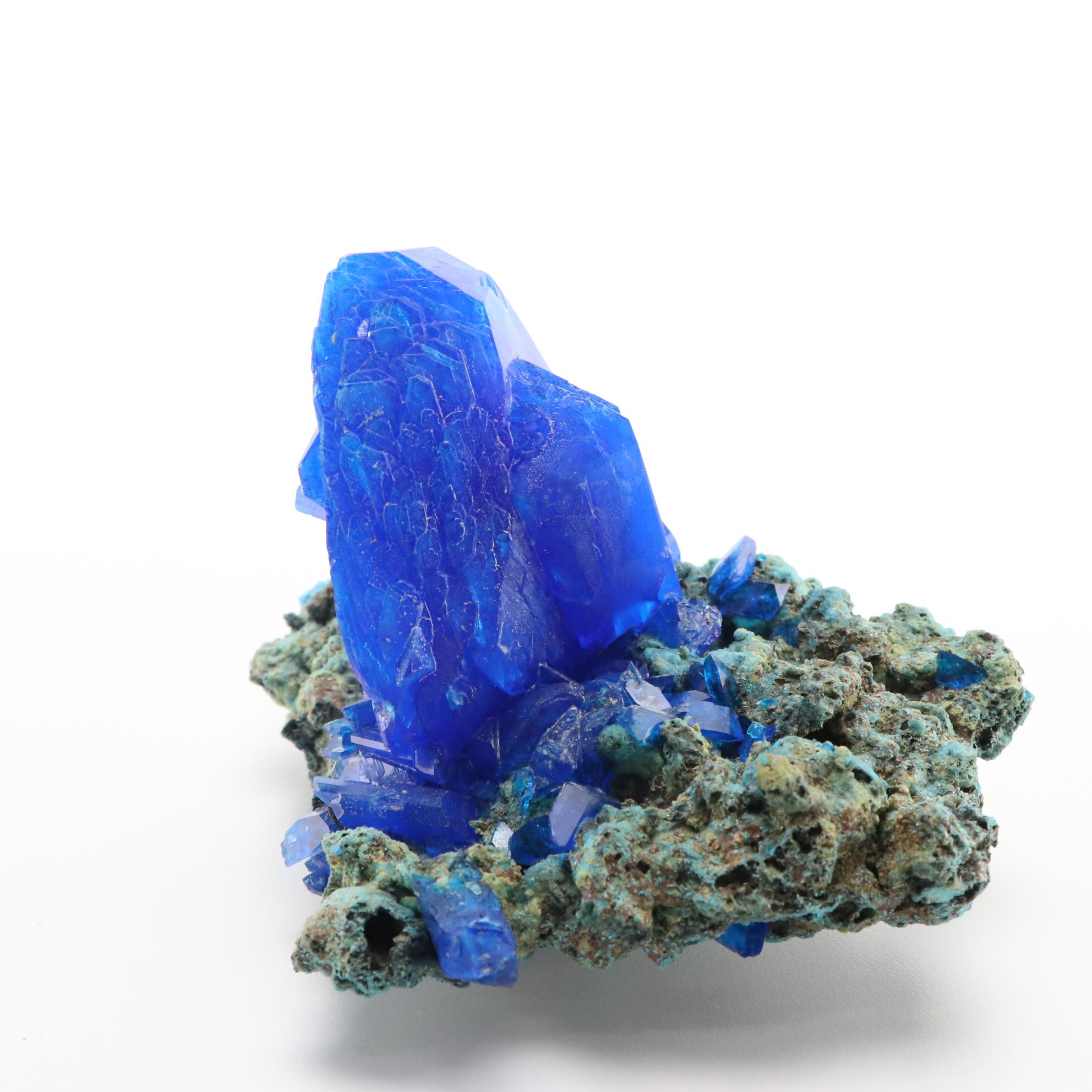 Rough Chalcanthite Crystal Cluster