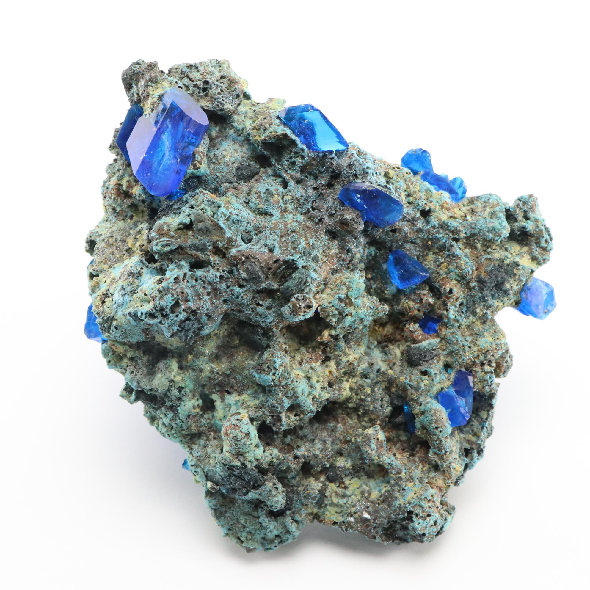 Rough Chalcanthite Crystal Cluster