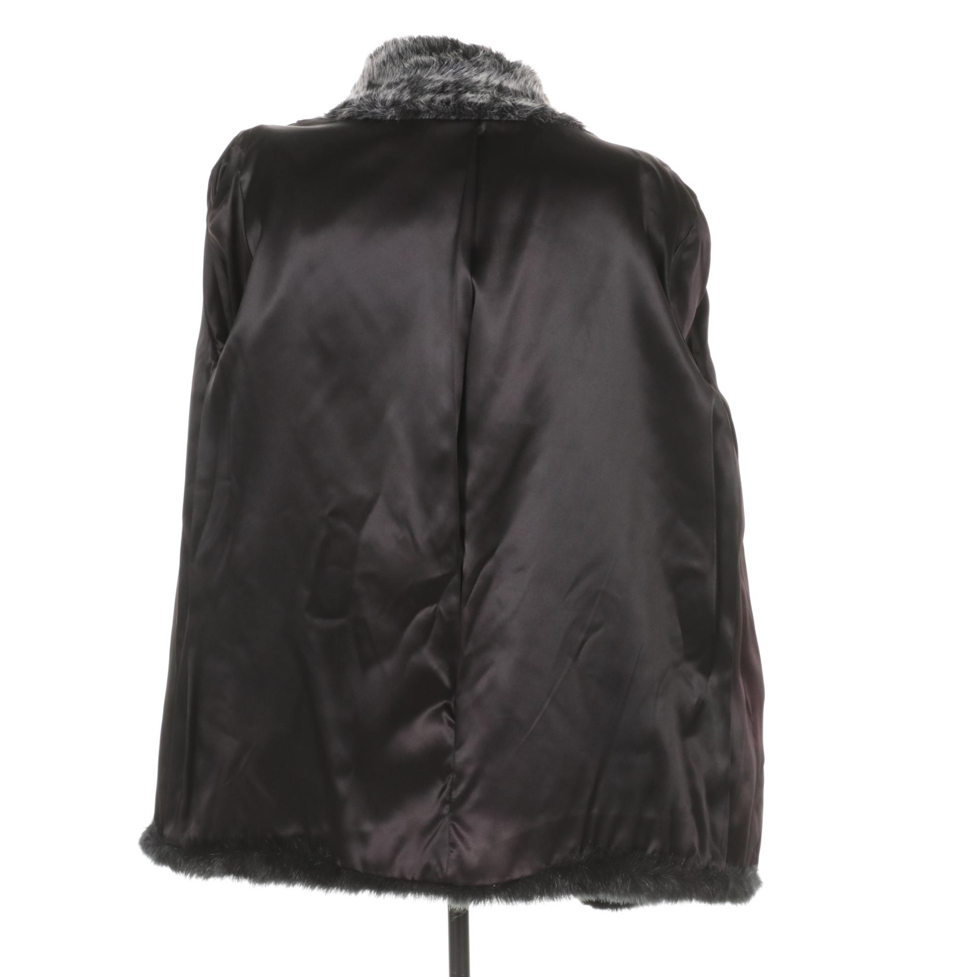 Fox Fur Hat with Style VI Ltd. Faux Fur Coat