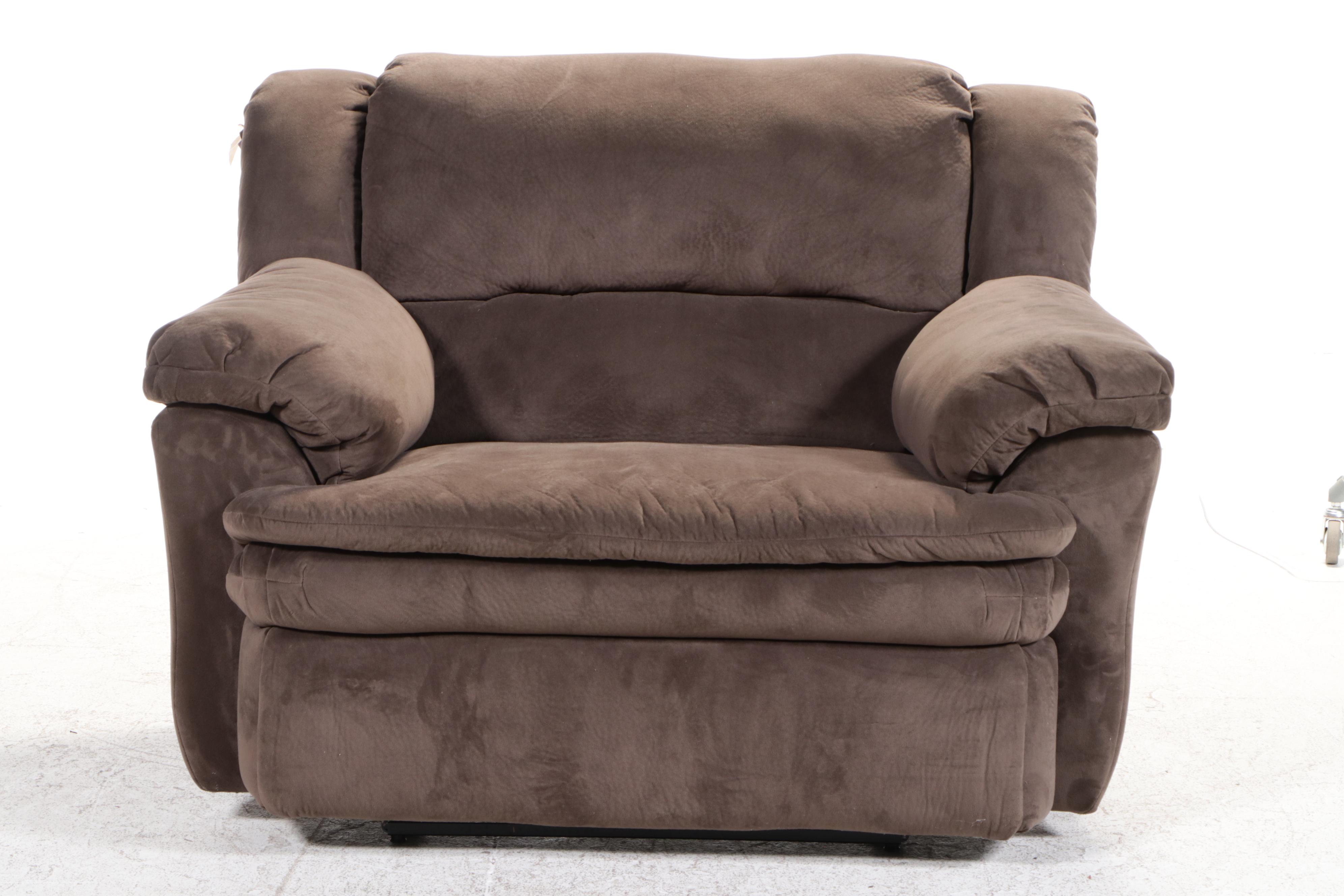 Lane Upholstered Chair-and-a-Half Recliner
