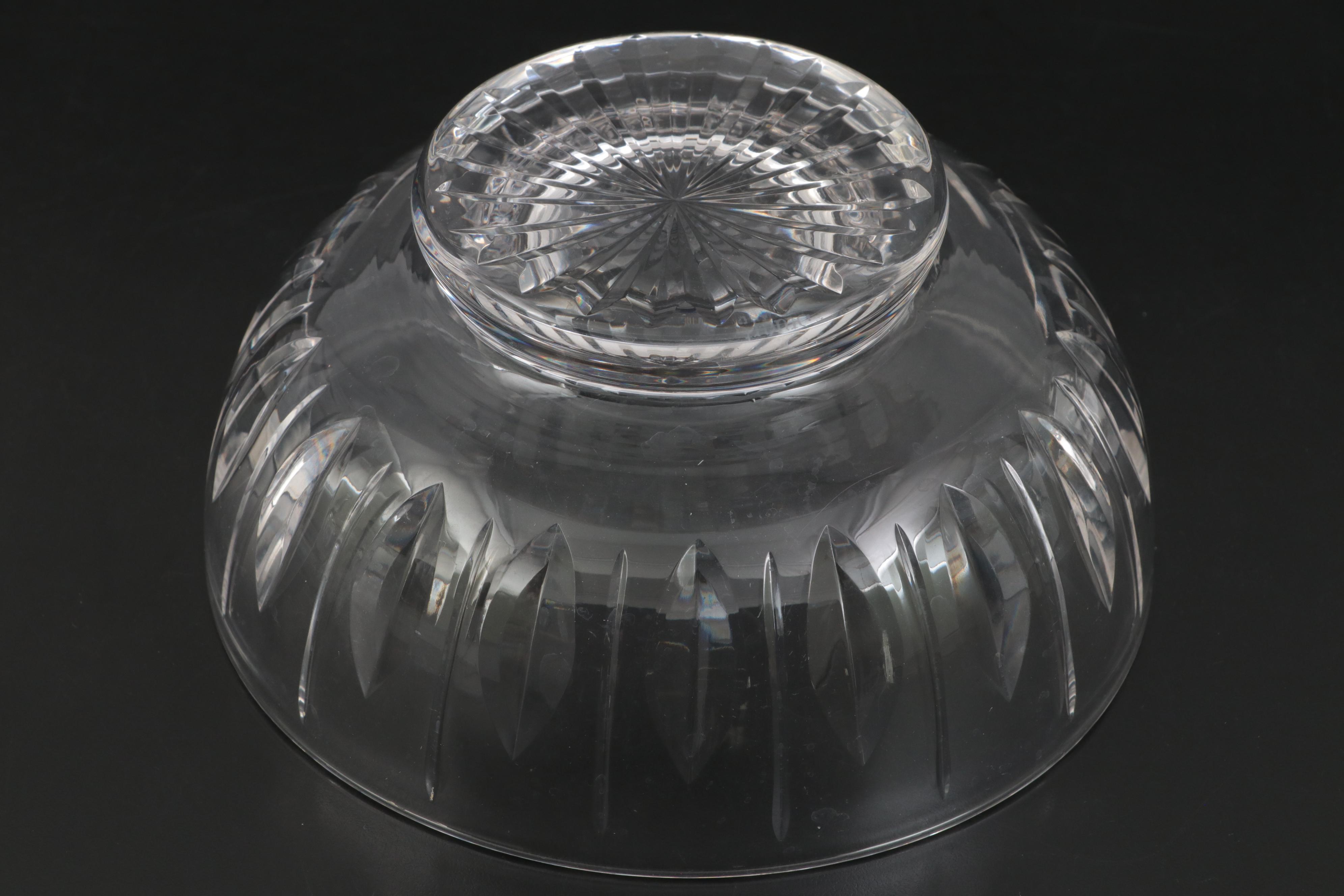 Stuart English Crystal "Hampshire" Cordial Glasses and Bowl, 1955-1981