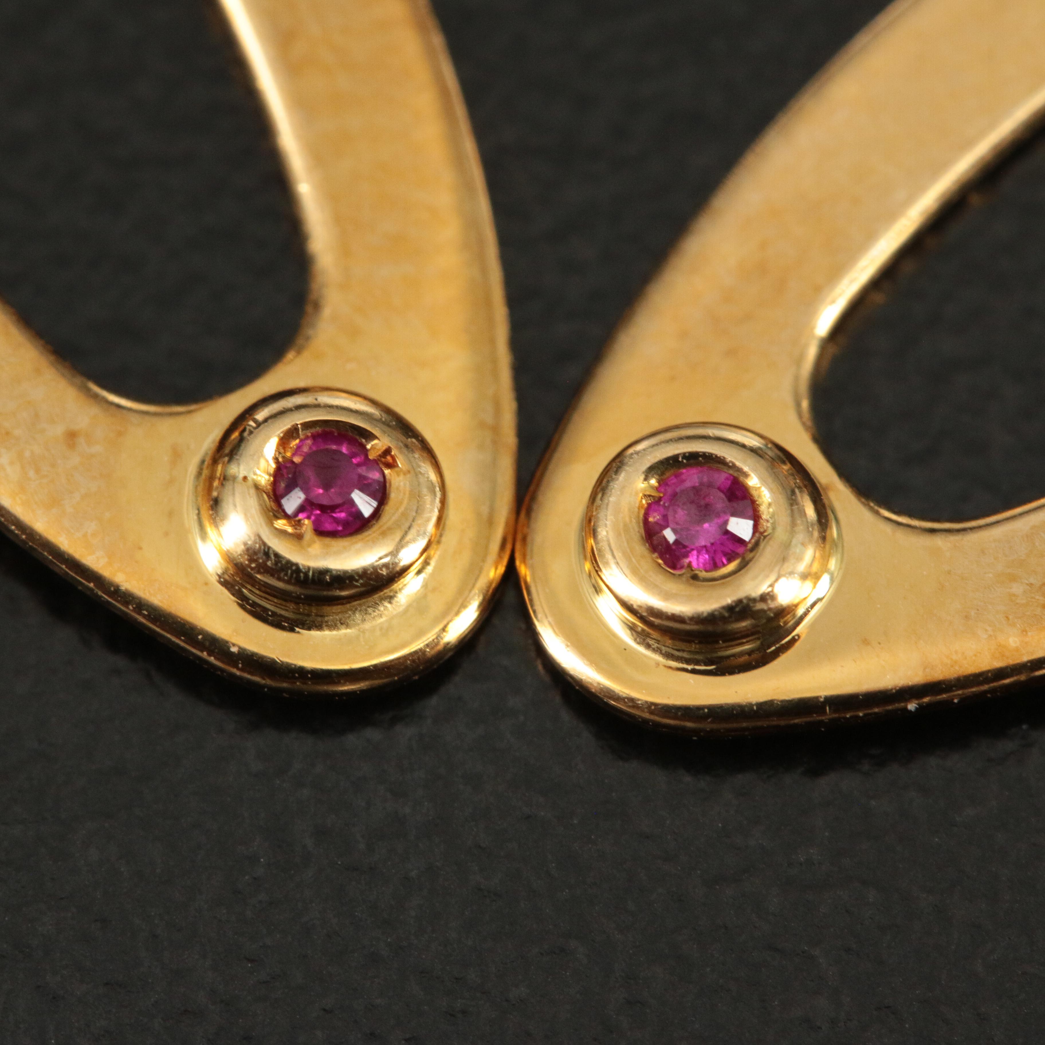 Roberto Coin "Chic and Shine" 18K Oval Drop Earrings