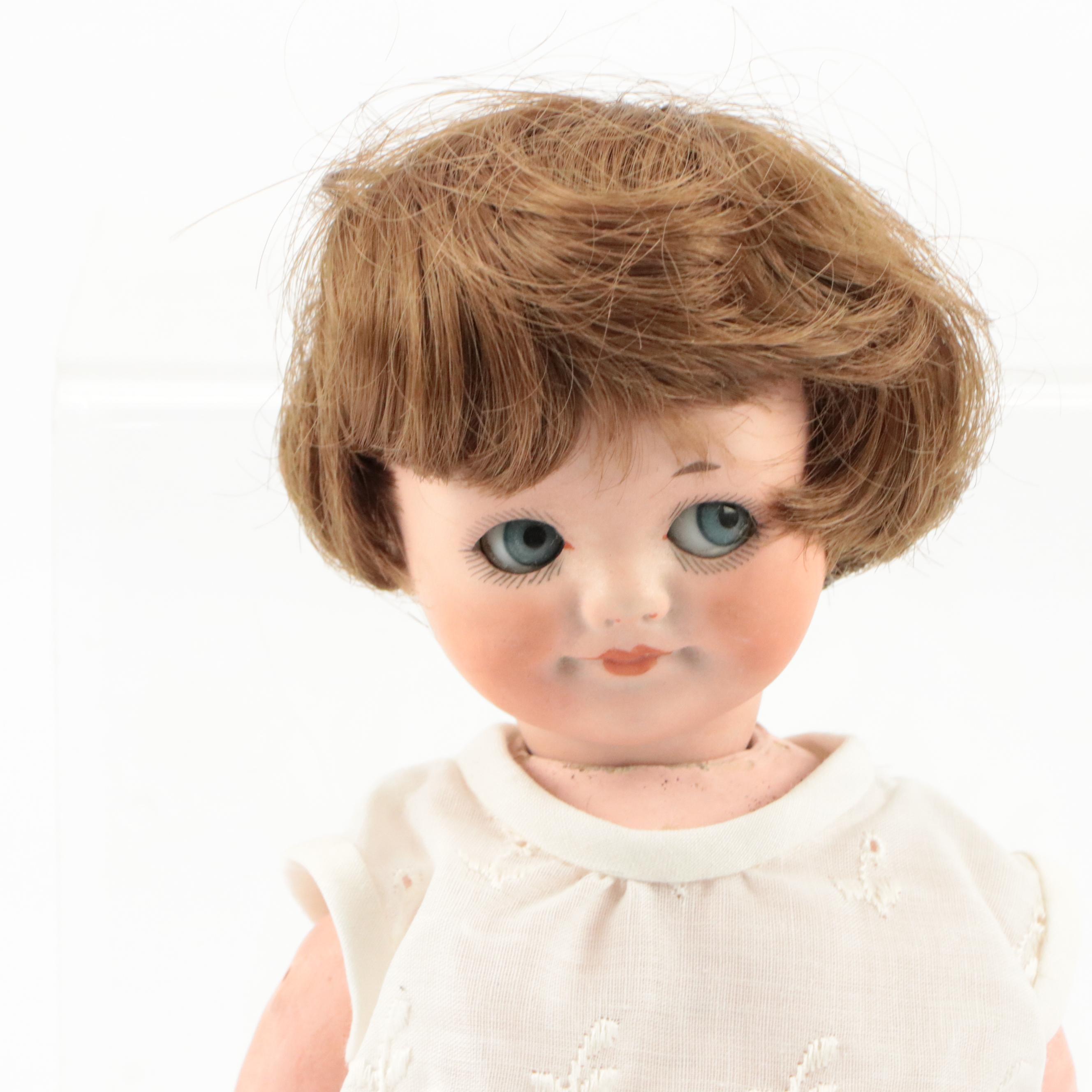 Armand Marseille 323 Bisque and Composition Body Goggley Eye Doll