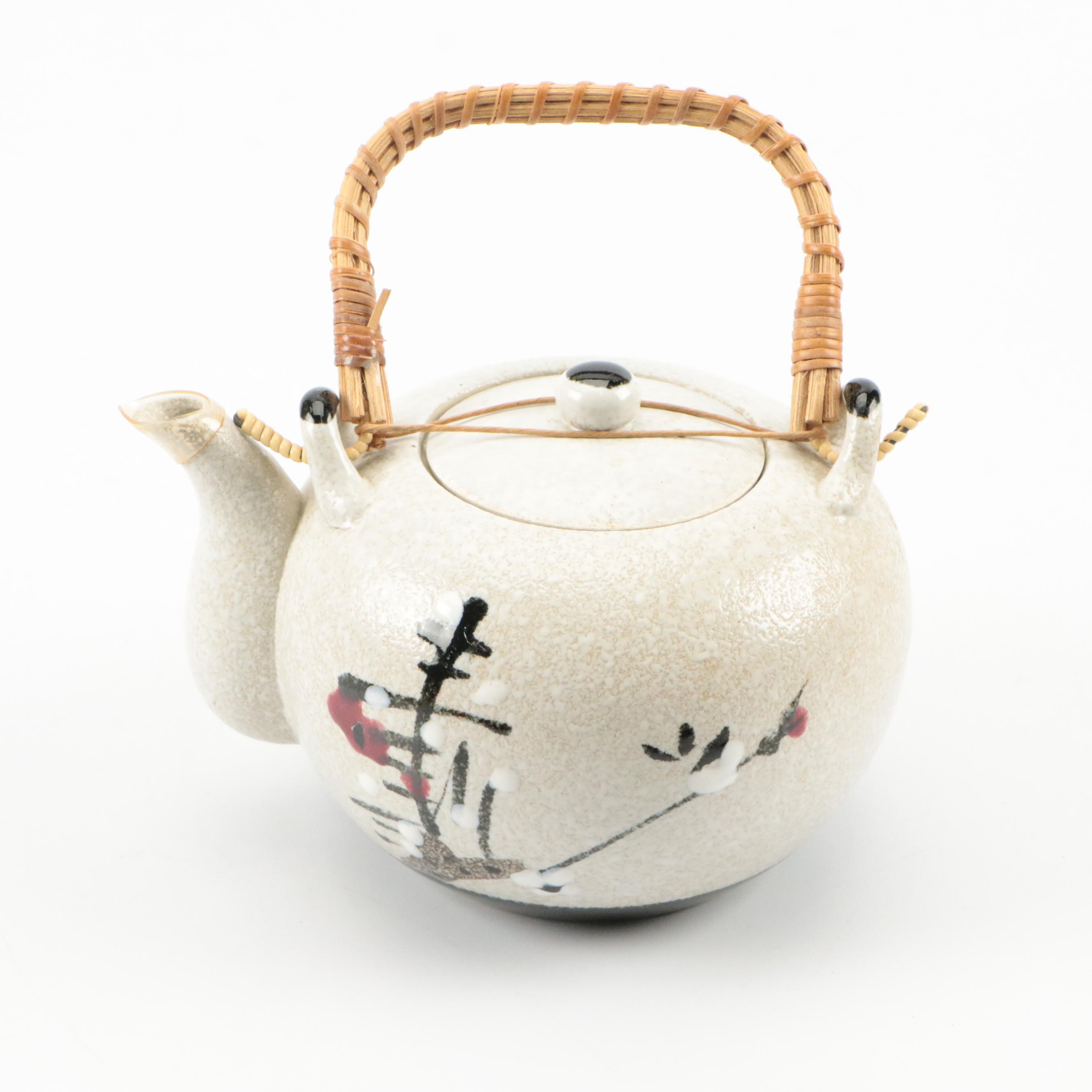 DIC Japanese Teapot with Chinese Rice Measure and Dragon Bowl