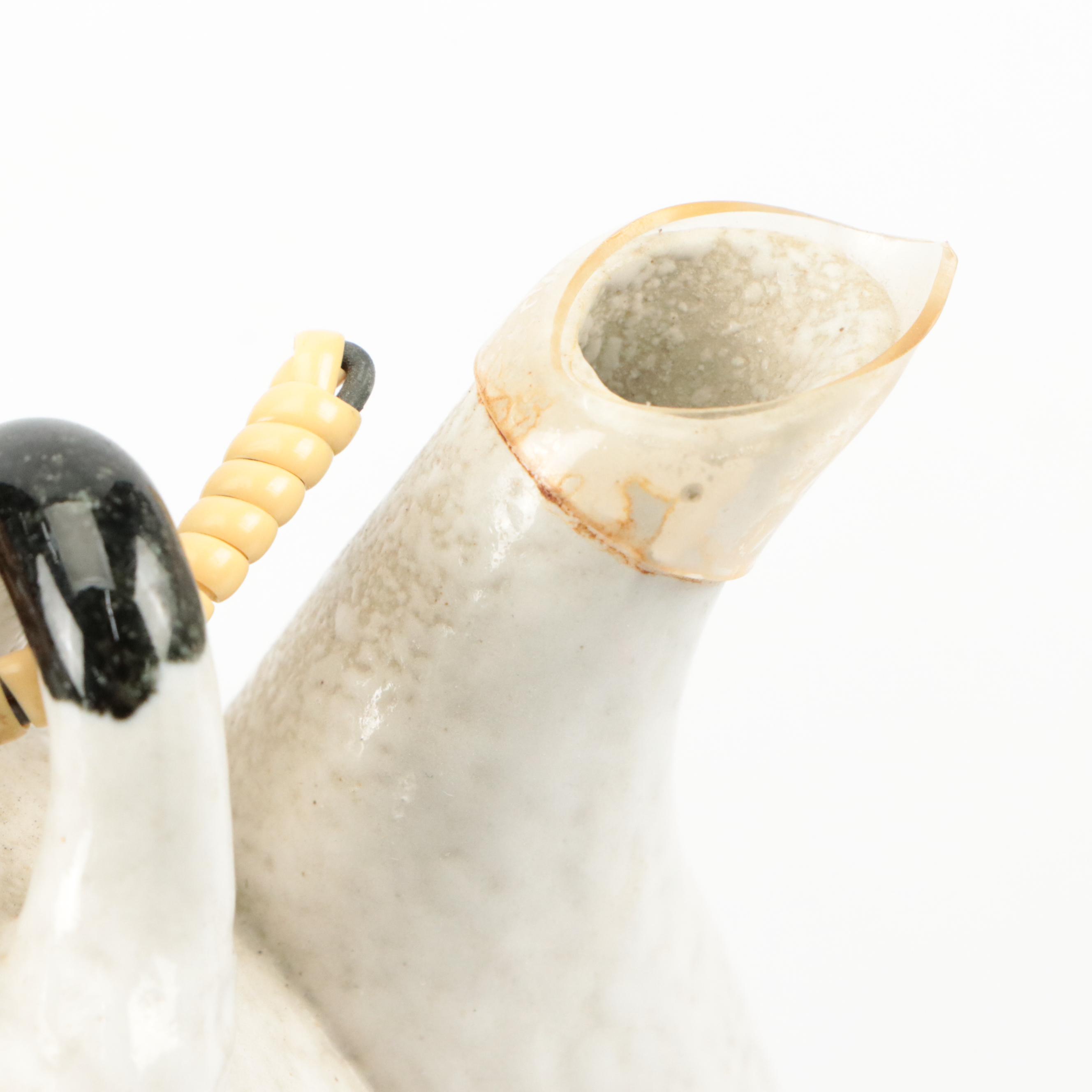 DIC Japanese Teapot with Chinese Rice Measure and Dragon Bowl