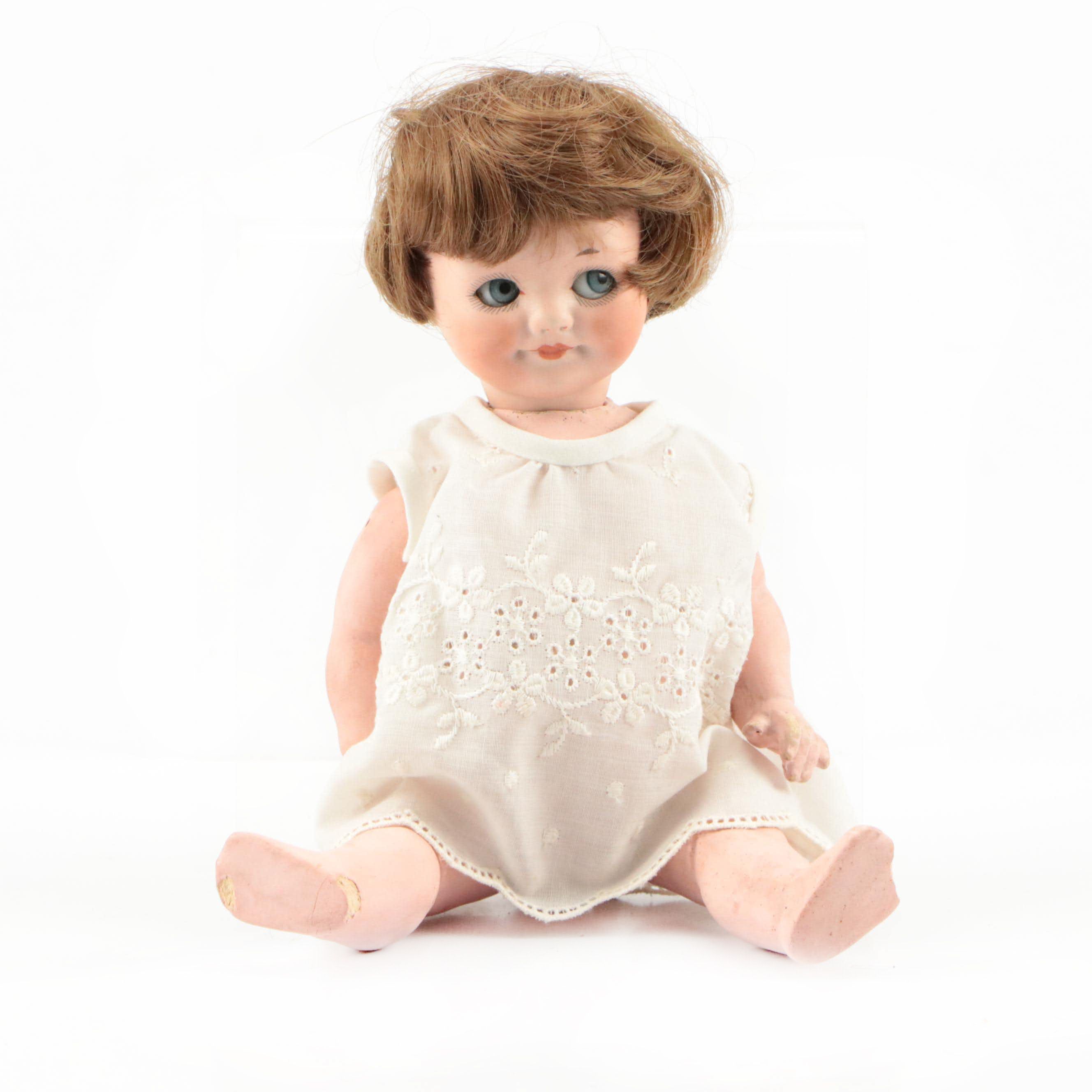 Armand Marseille 323 Bisque and Composition Body Goggley Eye Doll