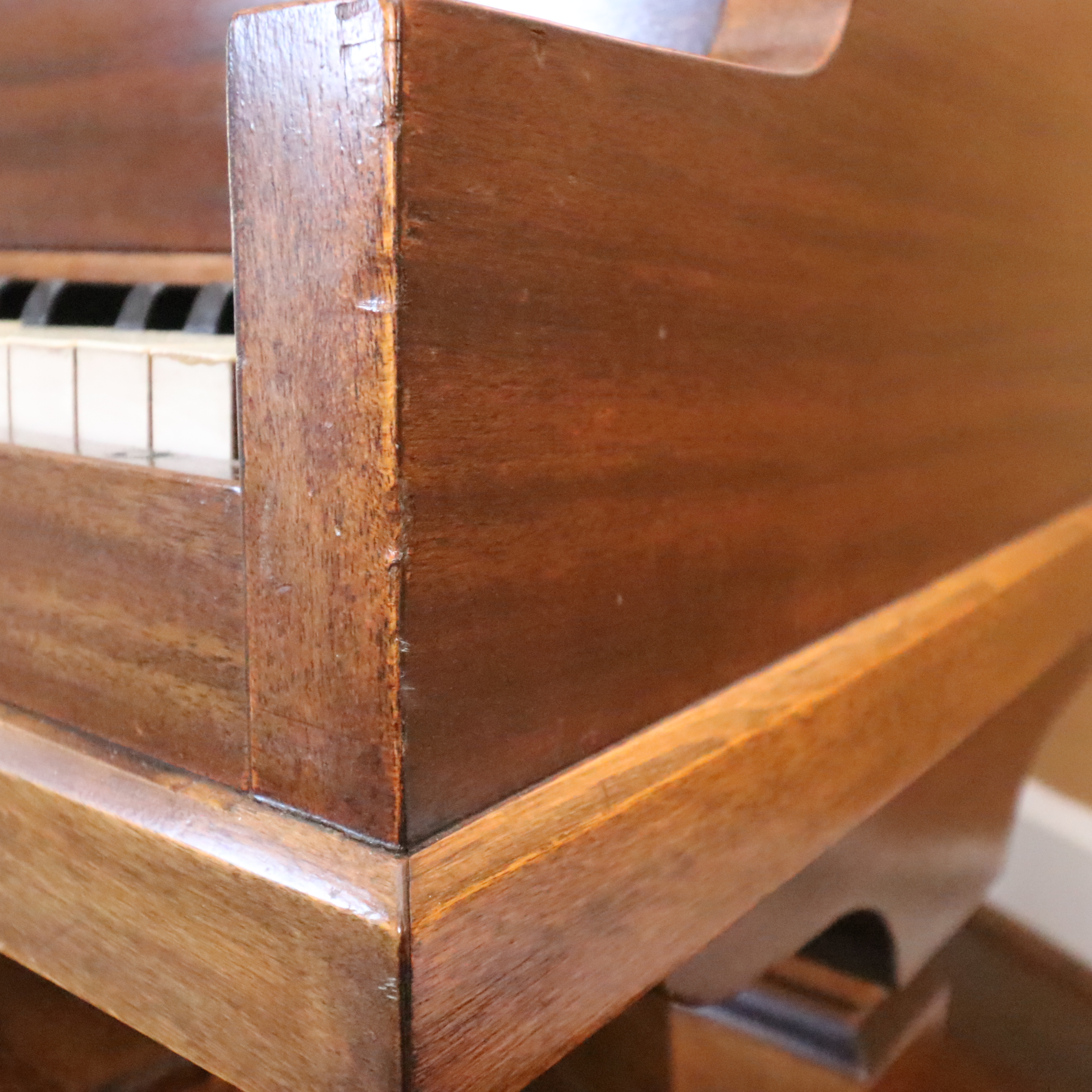 Mahogany Baby Grand Piano, Early 20th Century