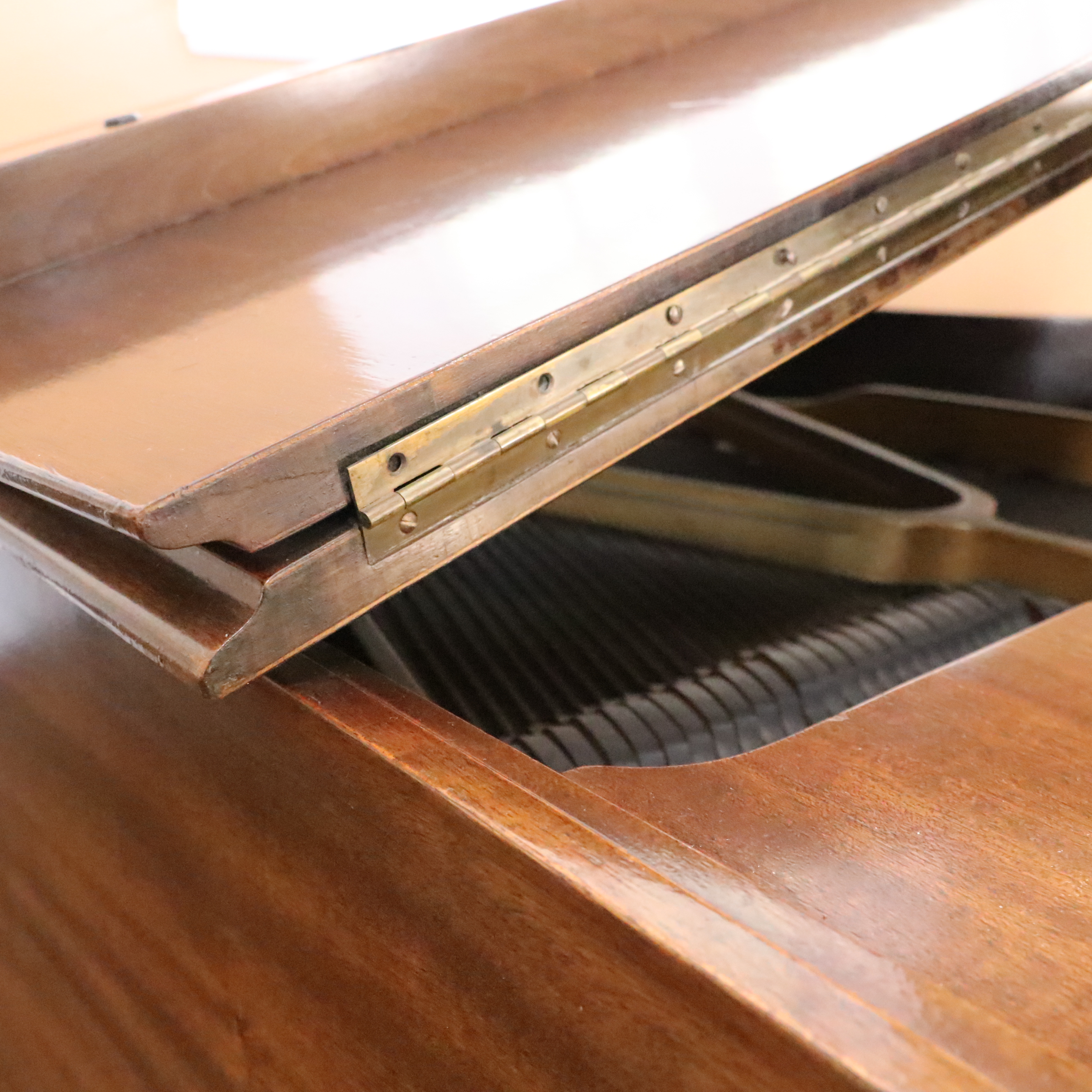 Mahogany Baby Grand Piano, Early 20th Century