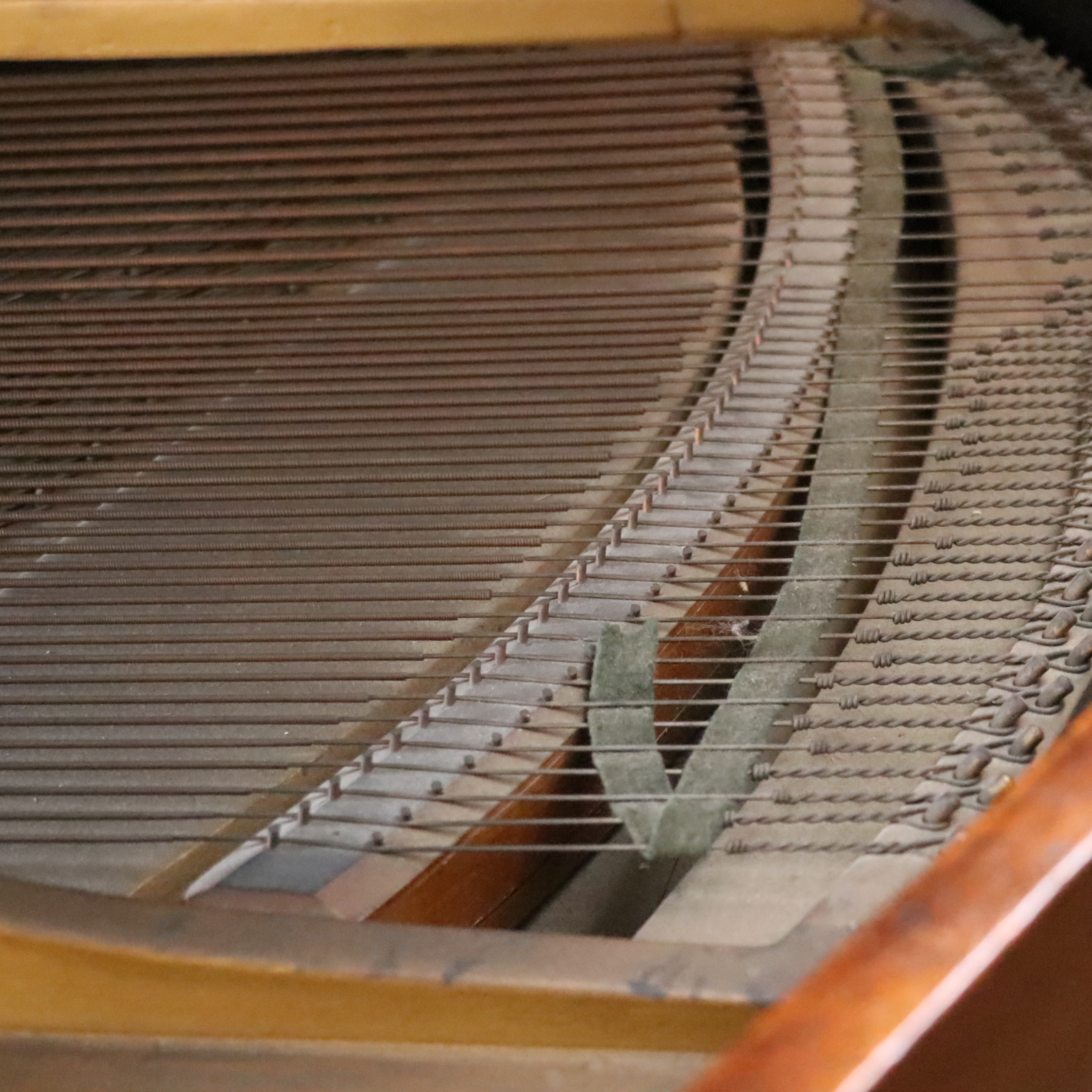 Mahogany Baby Grand Piano, Early 20th Century