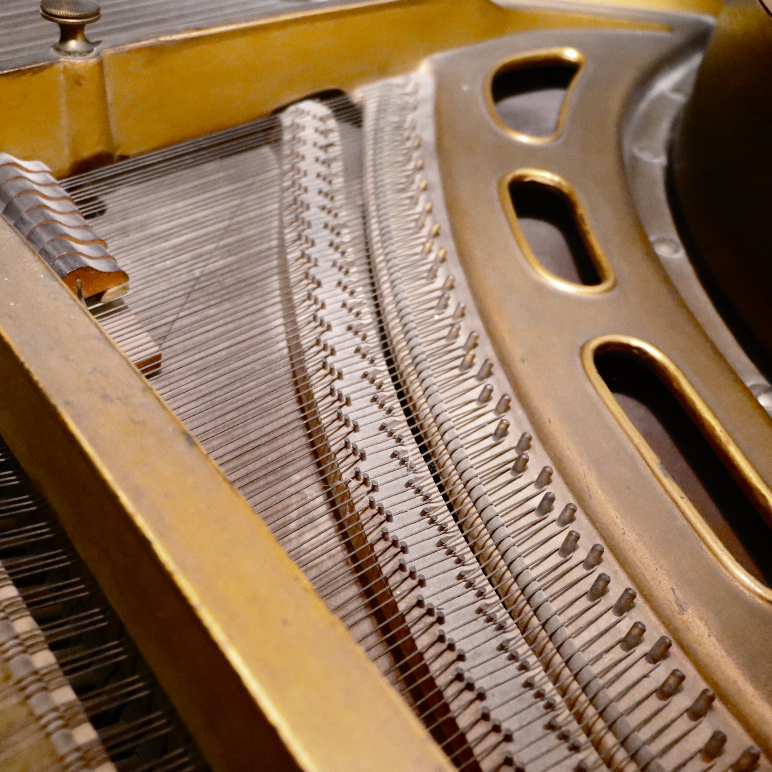 Mahogany Baby Grand Piano, Early 20th Century
