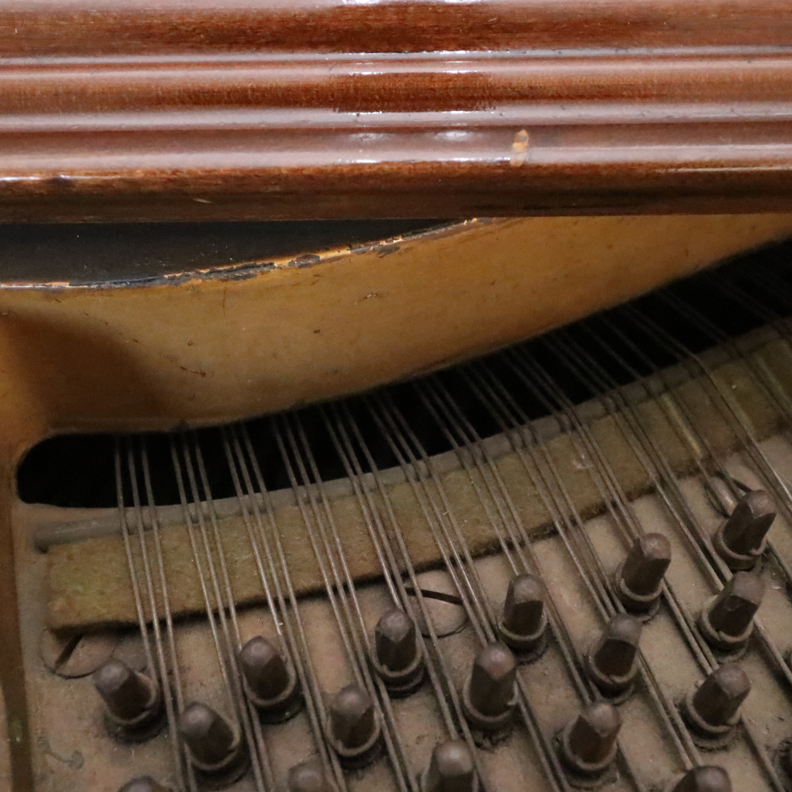 Mahogany Baby Grand Piano, Early 20th Century