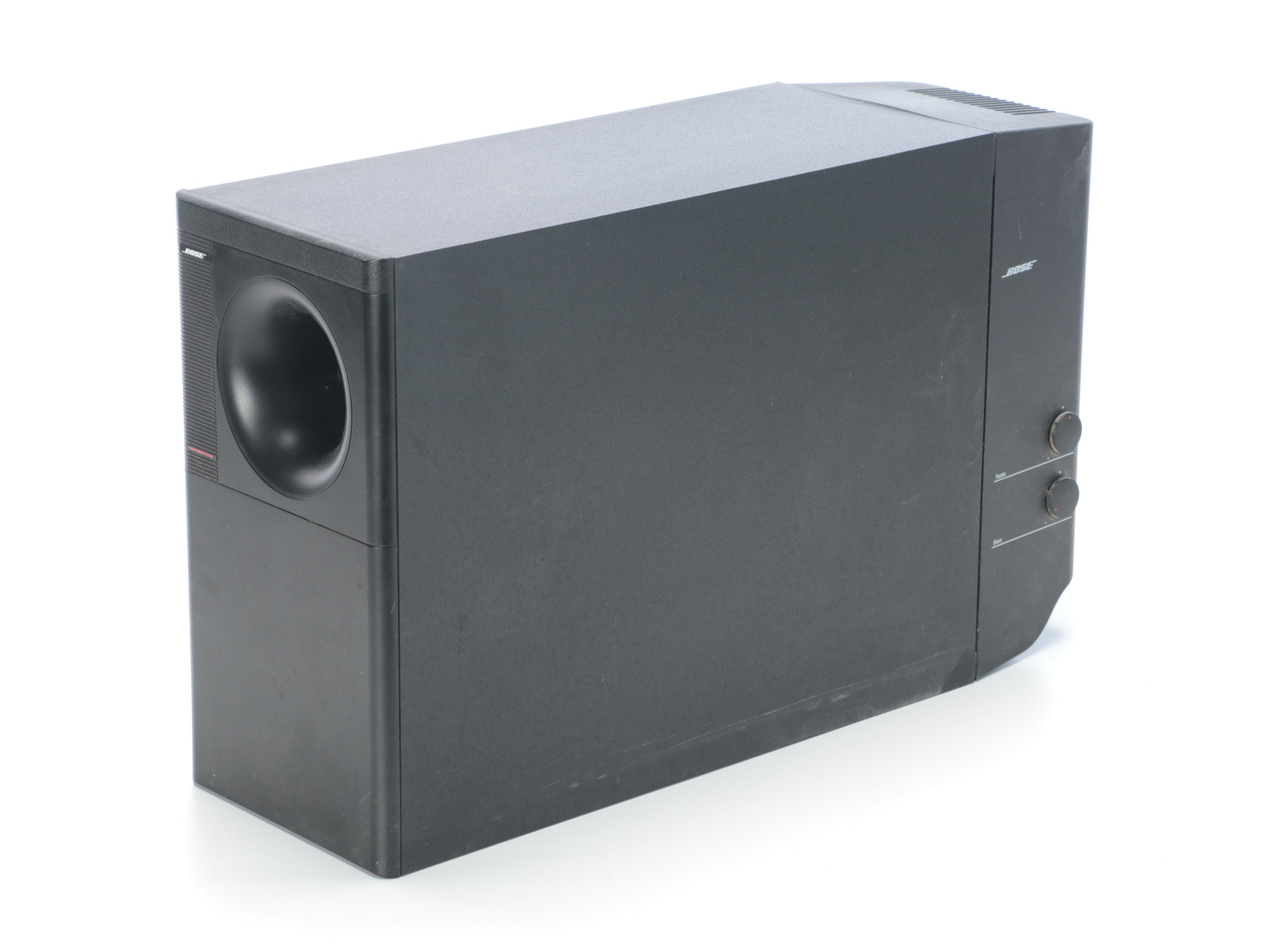 Bose Speakers With Series II Acoustimass 25 Subwoofer and Lifestyle 5 CD Player