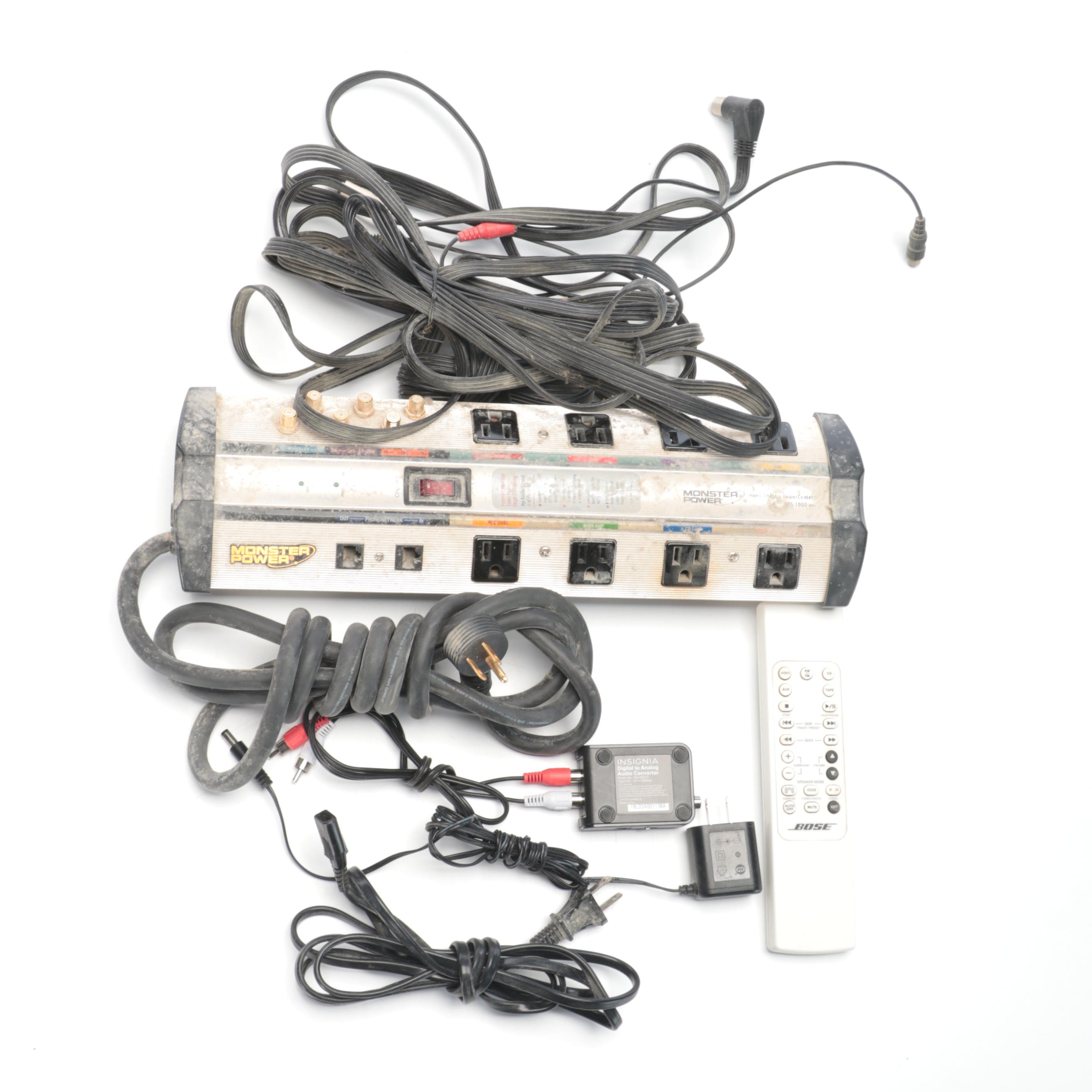 Bose Speakers With Series II Acoustimass 25 Subwoofer and Lifestyle 5 CD Player