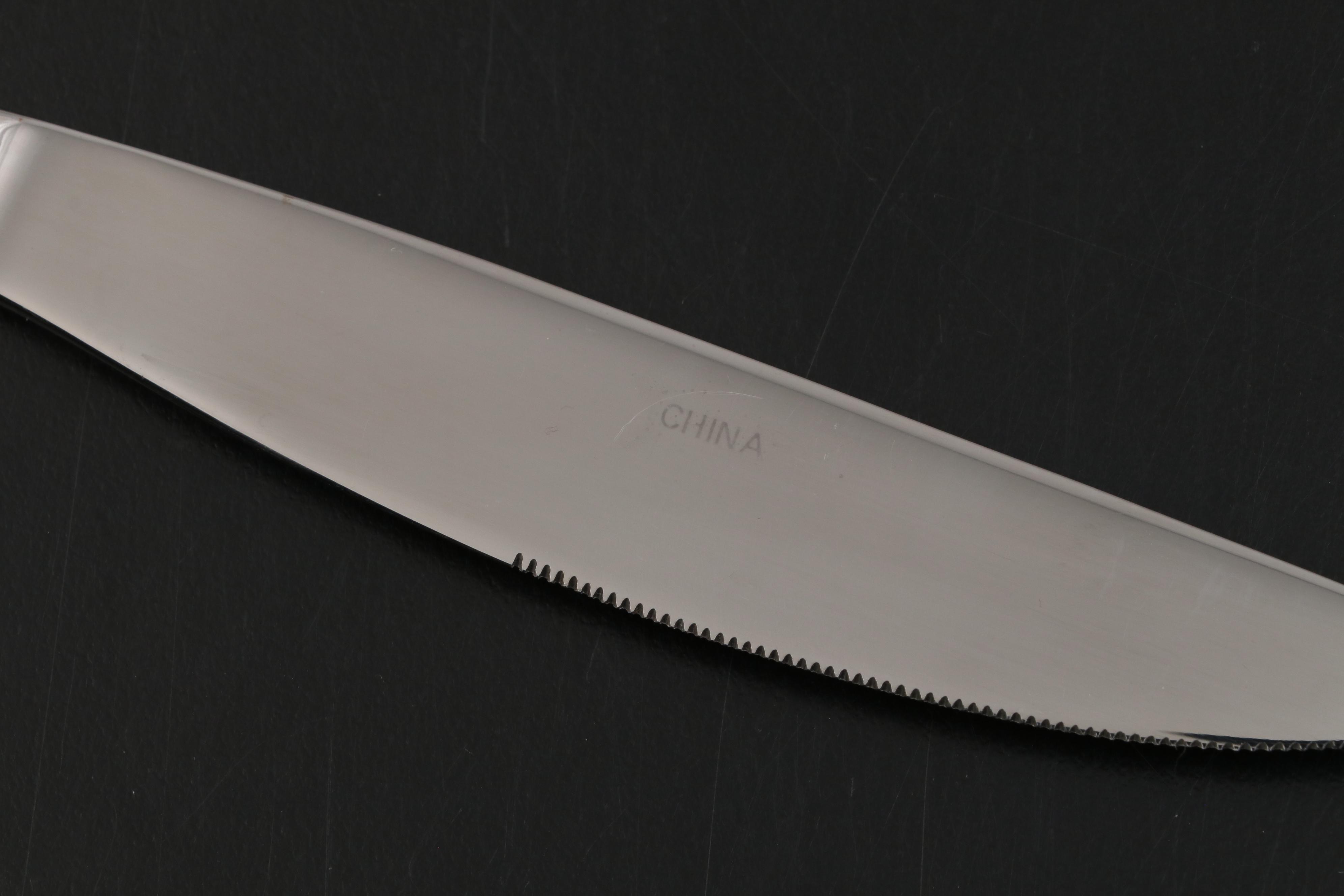 Cambridge Silvermiths "Gold Florentine" Stainless Flatware