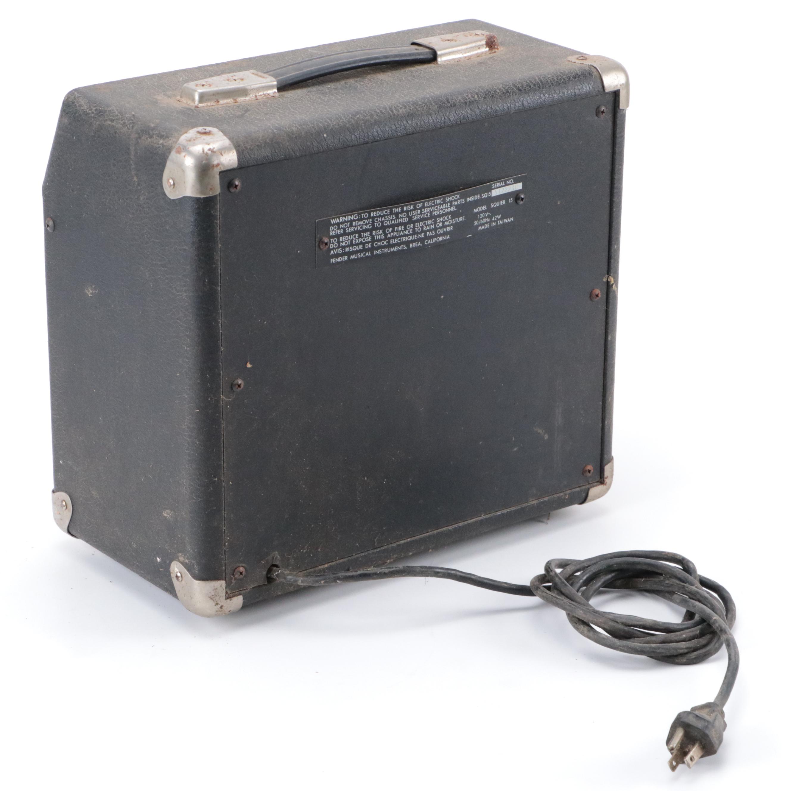 Fender Squier 15 Portable Guitar Amp, Late 20th Century