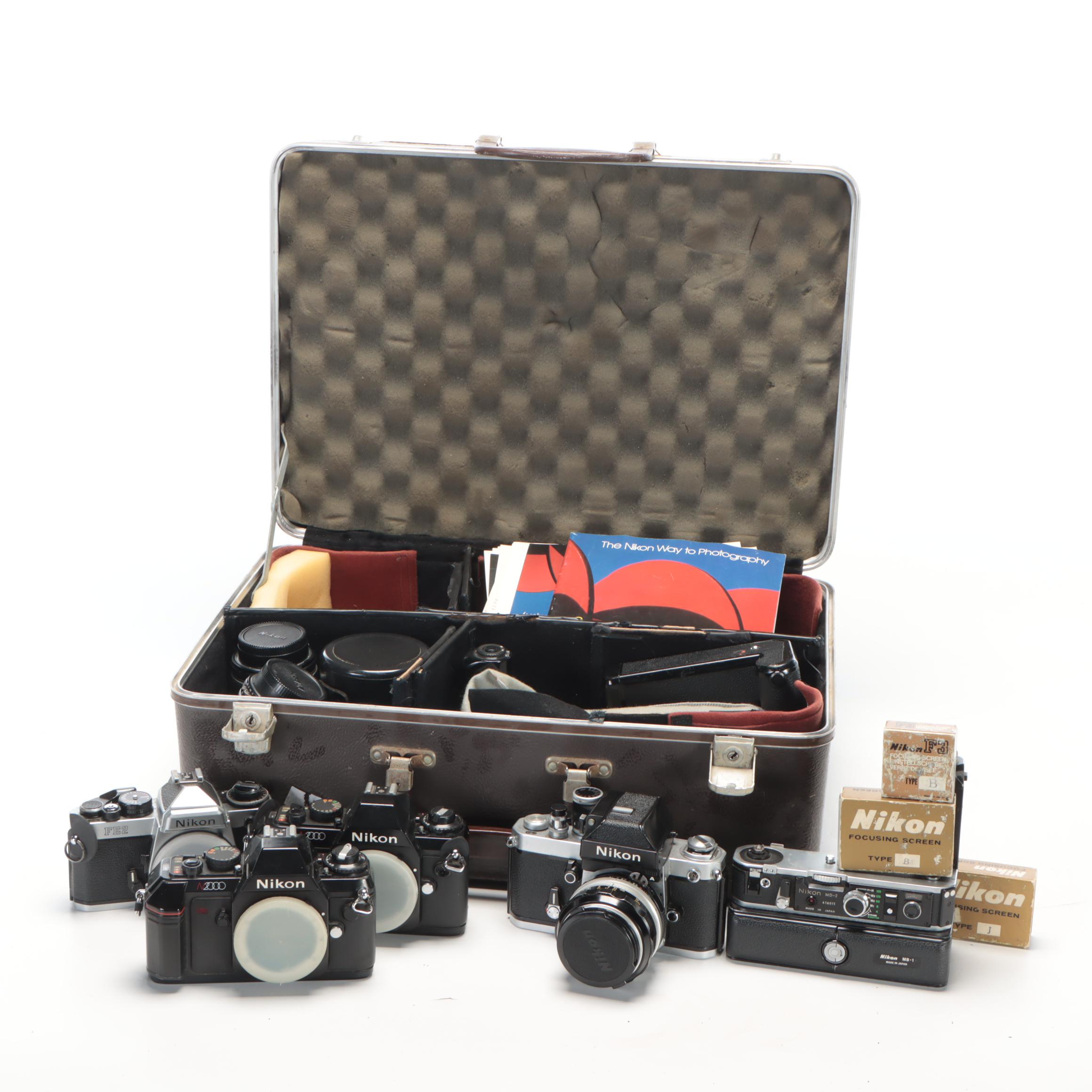 Nikon N2000, FE2 and Other 35mm Cameras, Lenses and Accessories