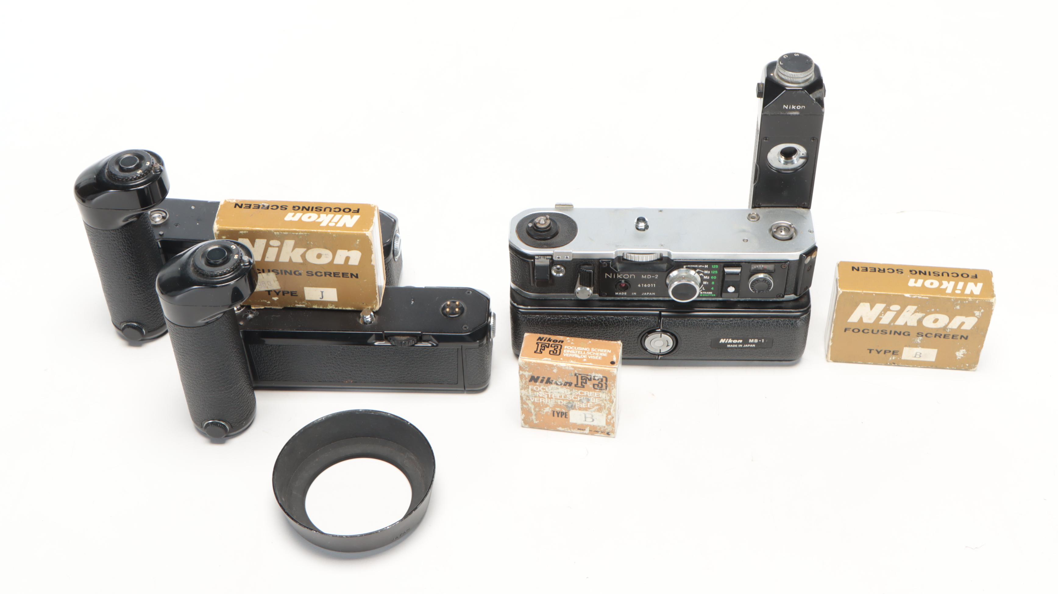 Nikon N2000, FE2 and Other 35mm Cameras, Lenses and Accessories