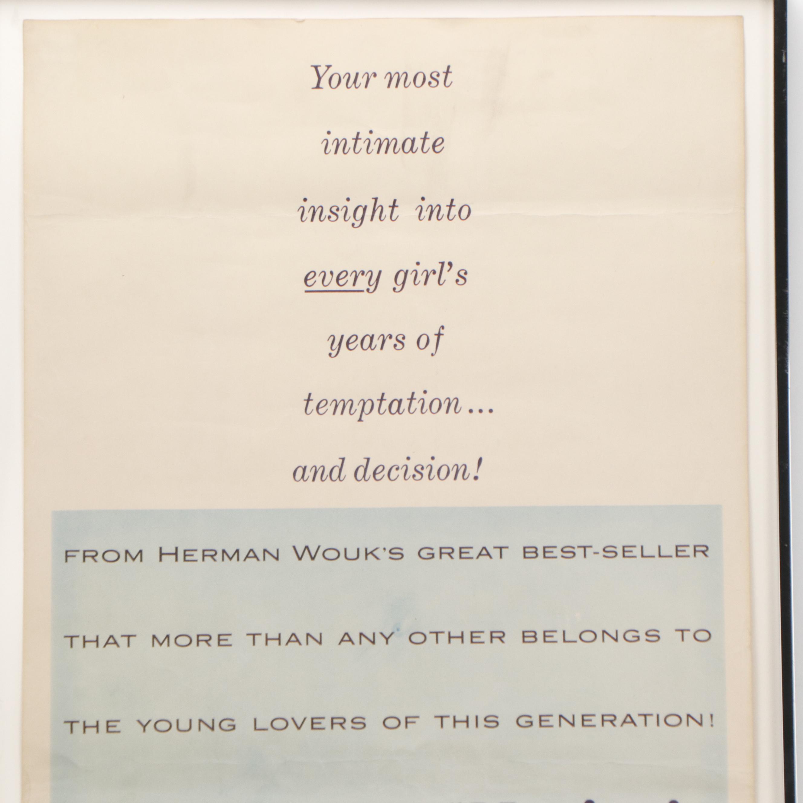 "Marjorie Morningstar" Film Poster, 1958