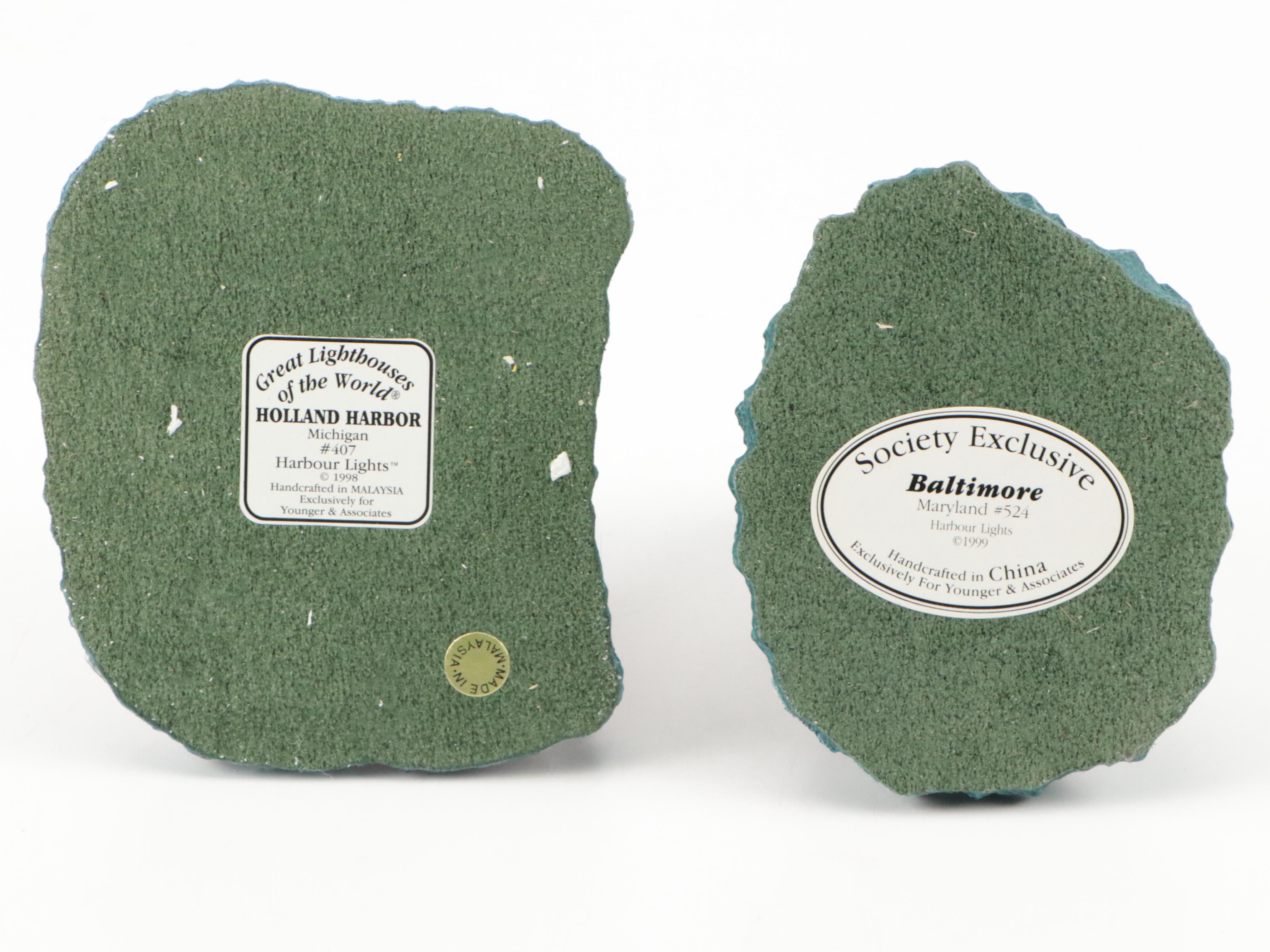 Harbour Lights "Baltimore" and More Maryland, Michigan Lighthouse Figures