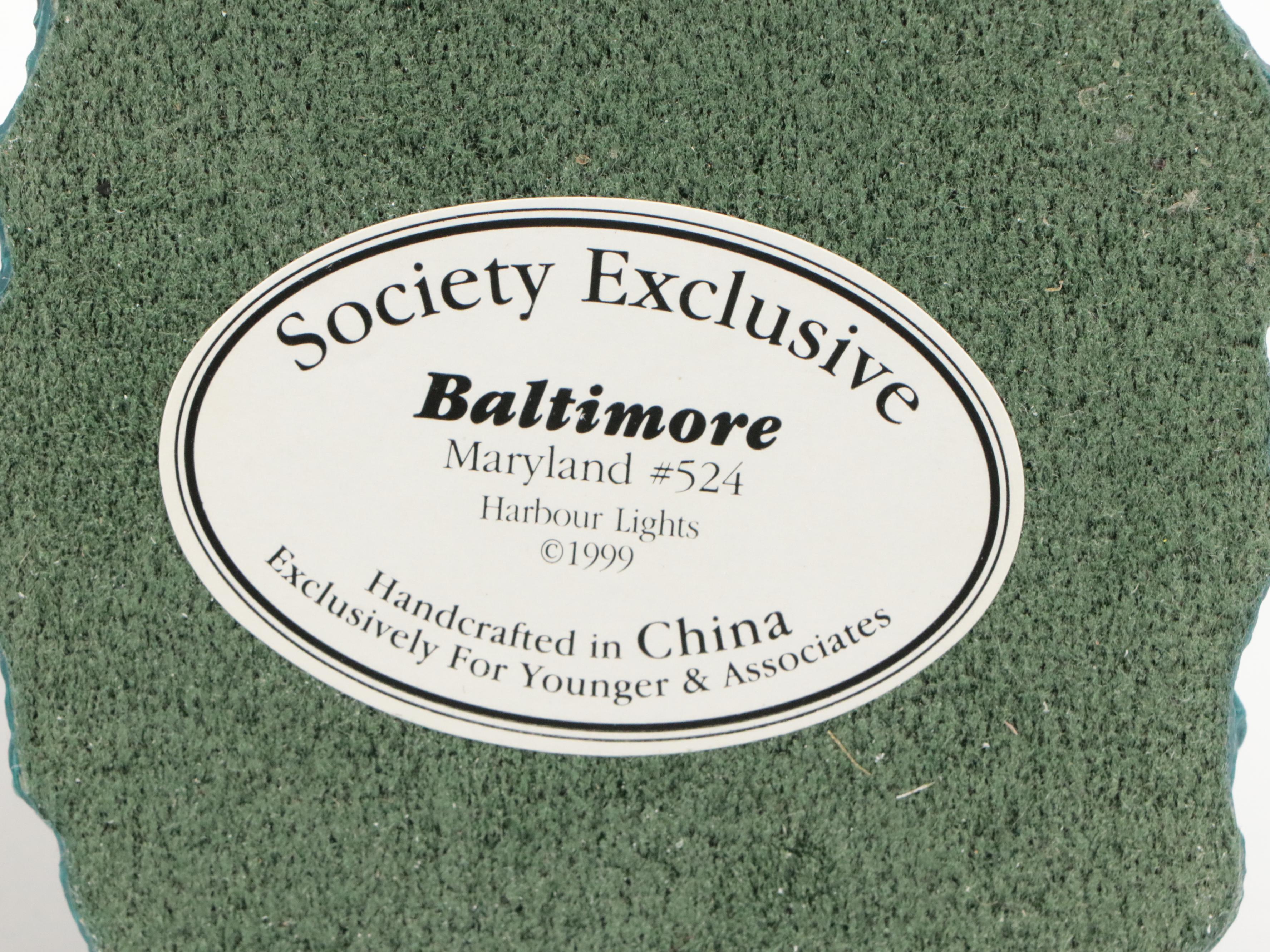 Harbour Lights "Baltimore" and More Maryland, Michigan Lighthouse Figures