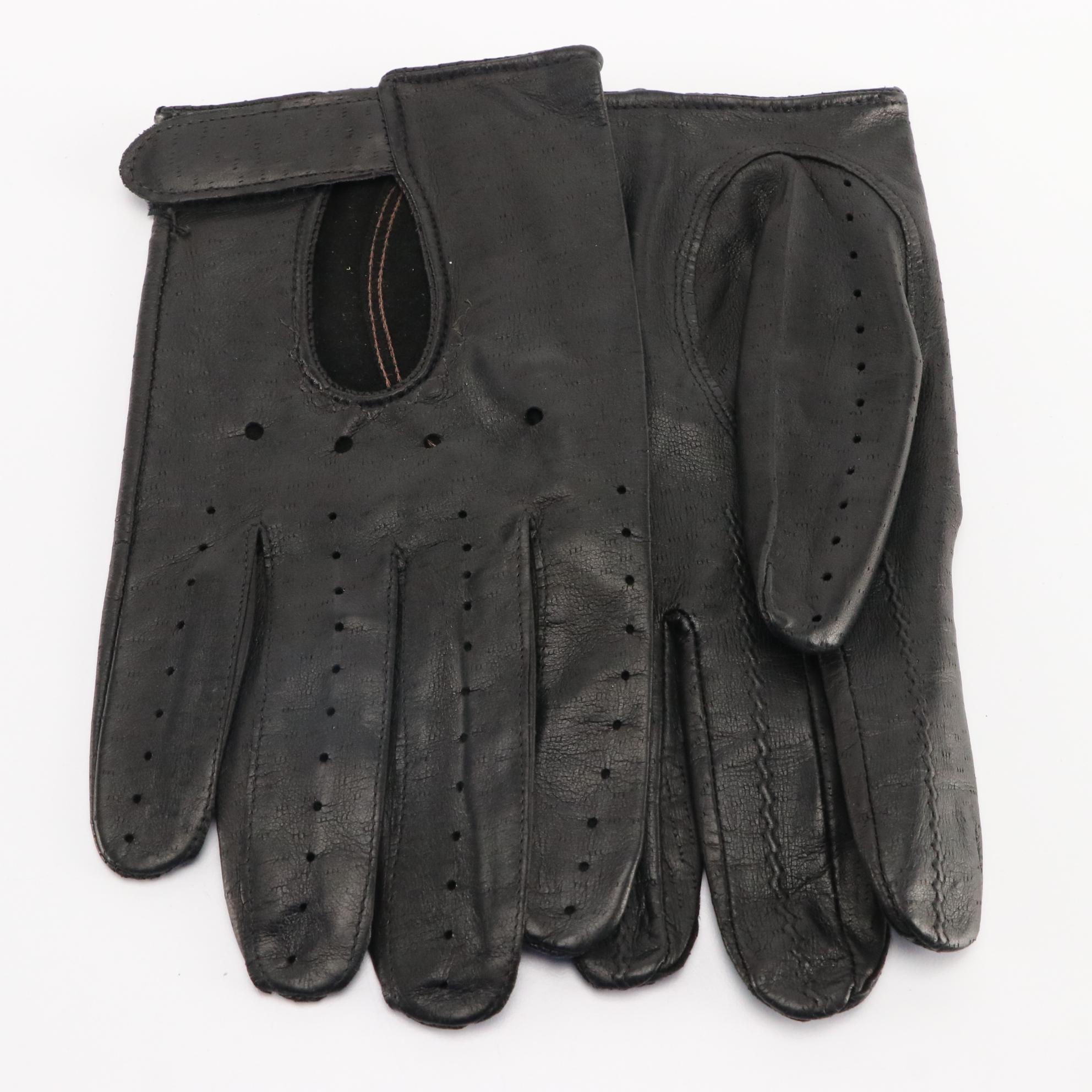 Leather Vintage Hand Gloves and Driving Gloves in a Variety of Colors