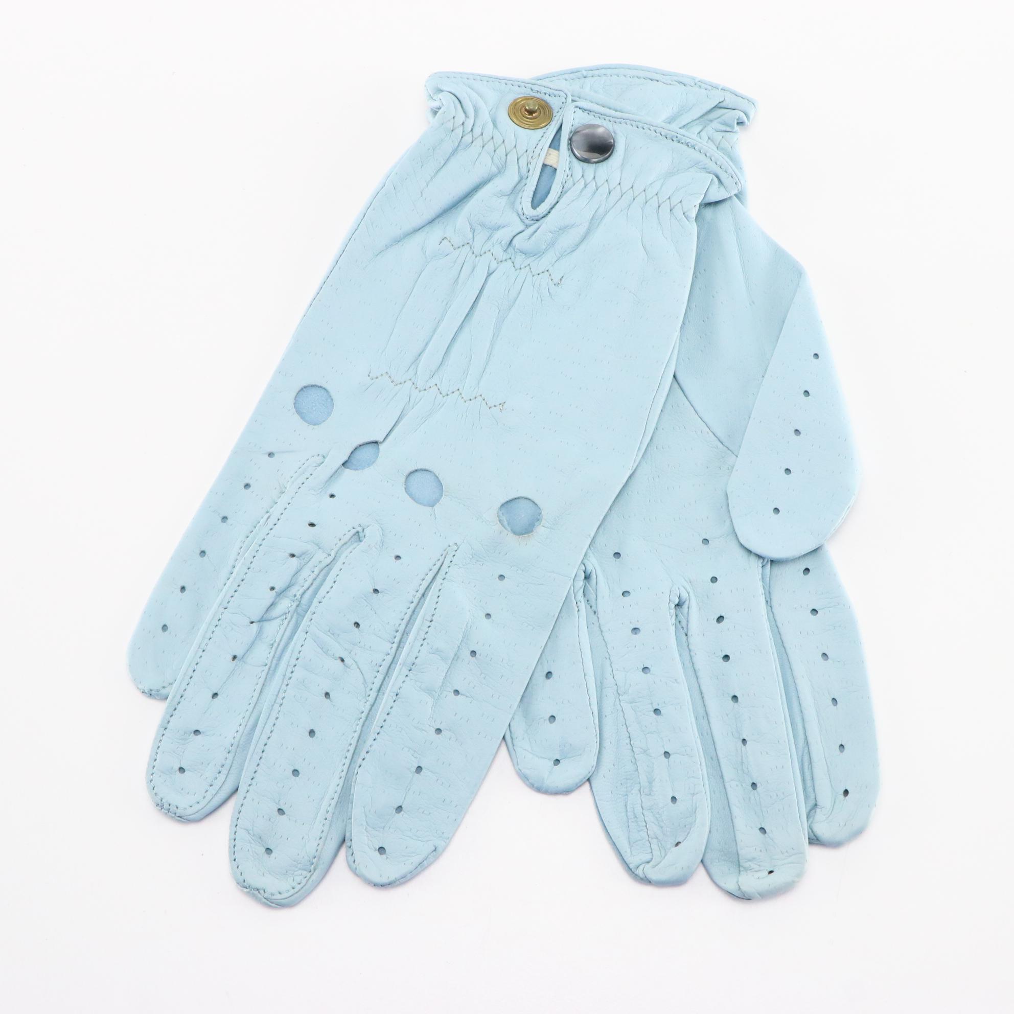 Leather Vintage Hand Gloves and Driving Gloves in a Variety of Colors