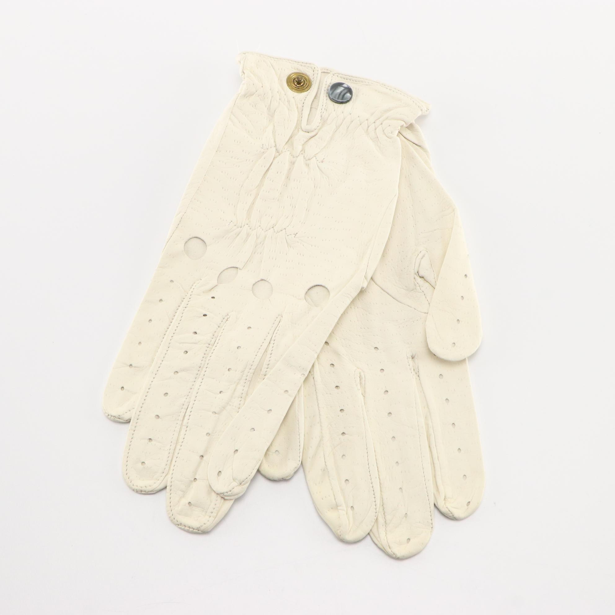 Leather Vintage Hand Gloves and Driving Gloves in a Variety of Colors