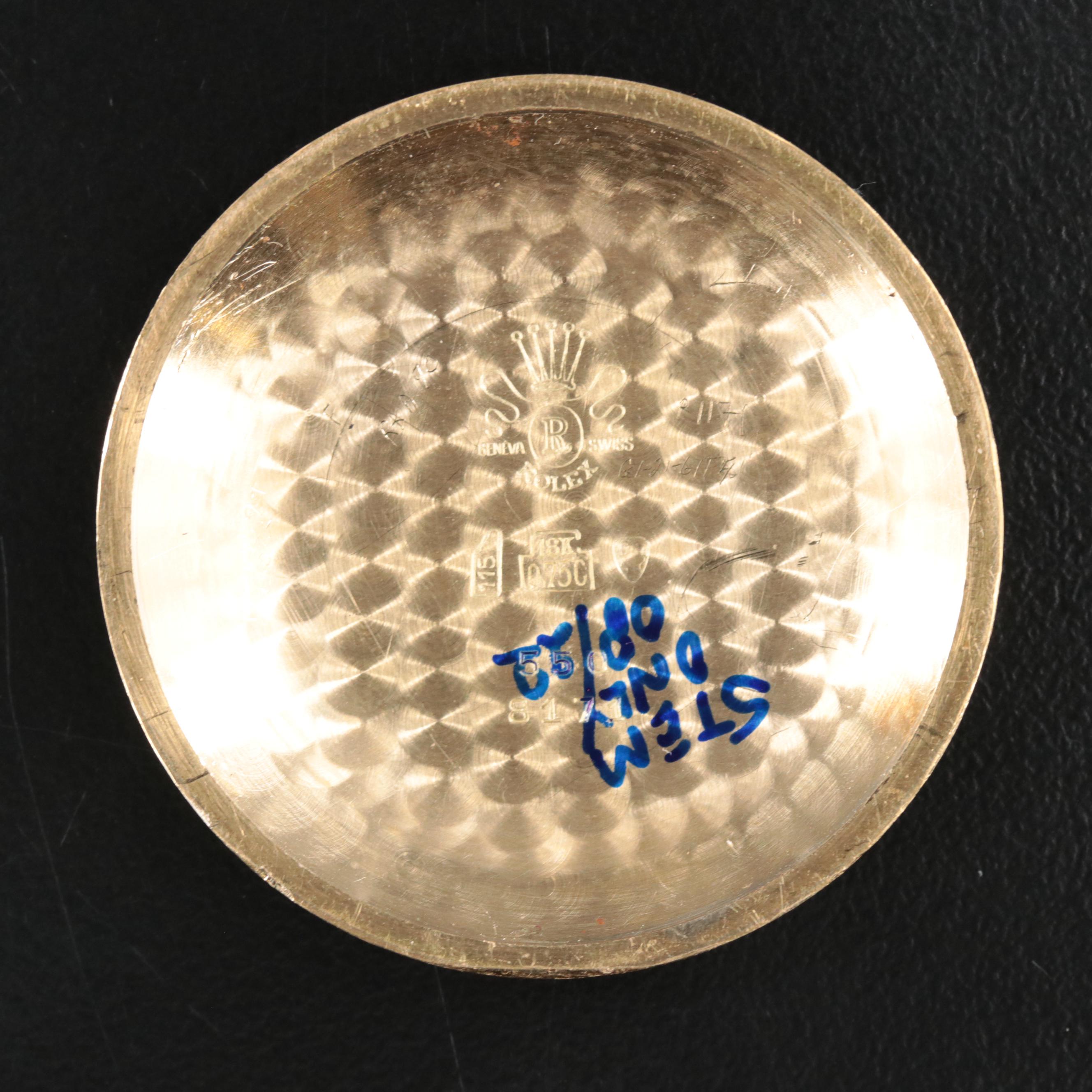 18K Rolex "Padellone" Triple-Date, Moon Phase, Automatic Watch