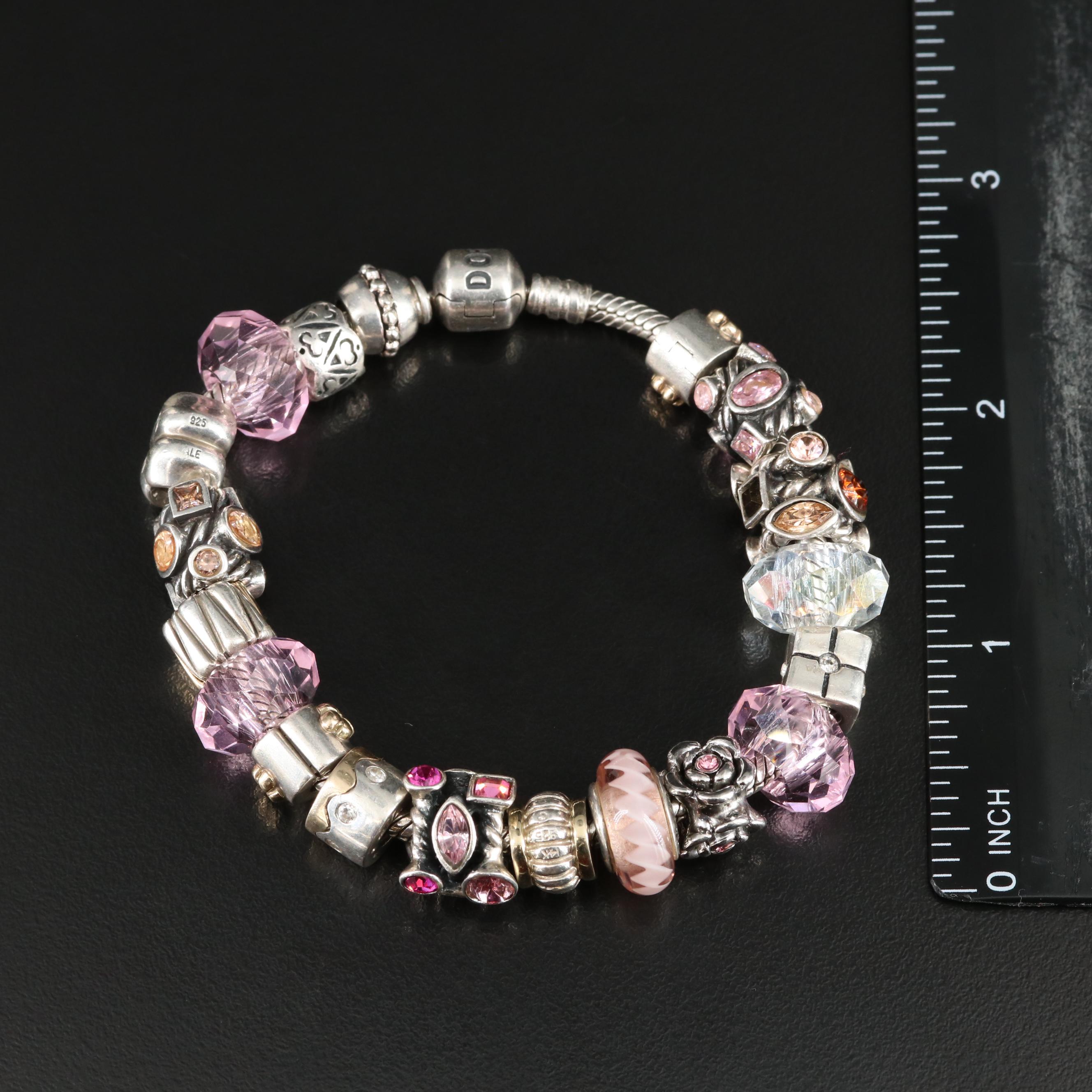 Pandora, Troll and Chamila Sterling Bracelets