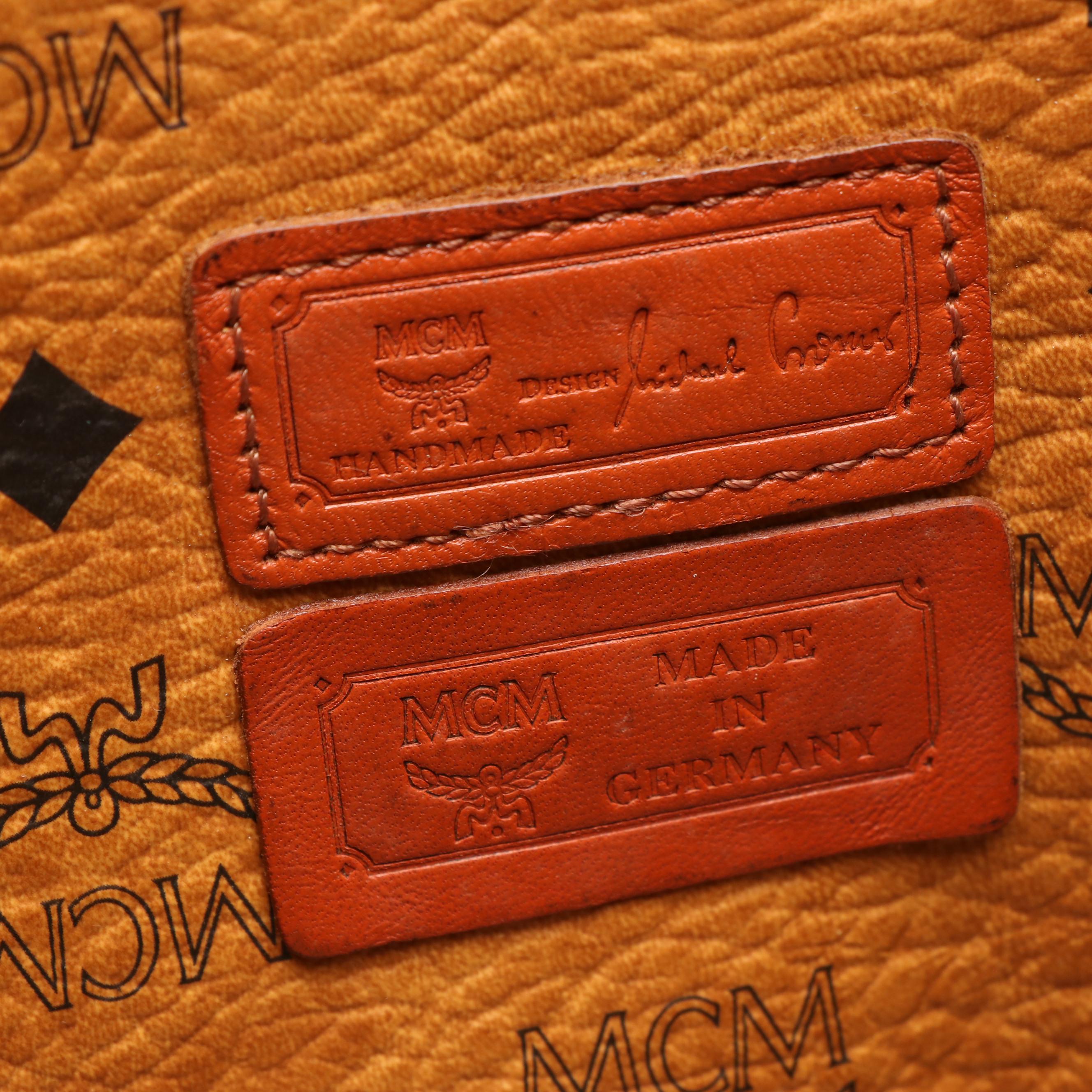 MCM Monogram Visetos Canvas Tote Bag