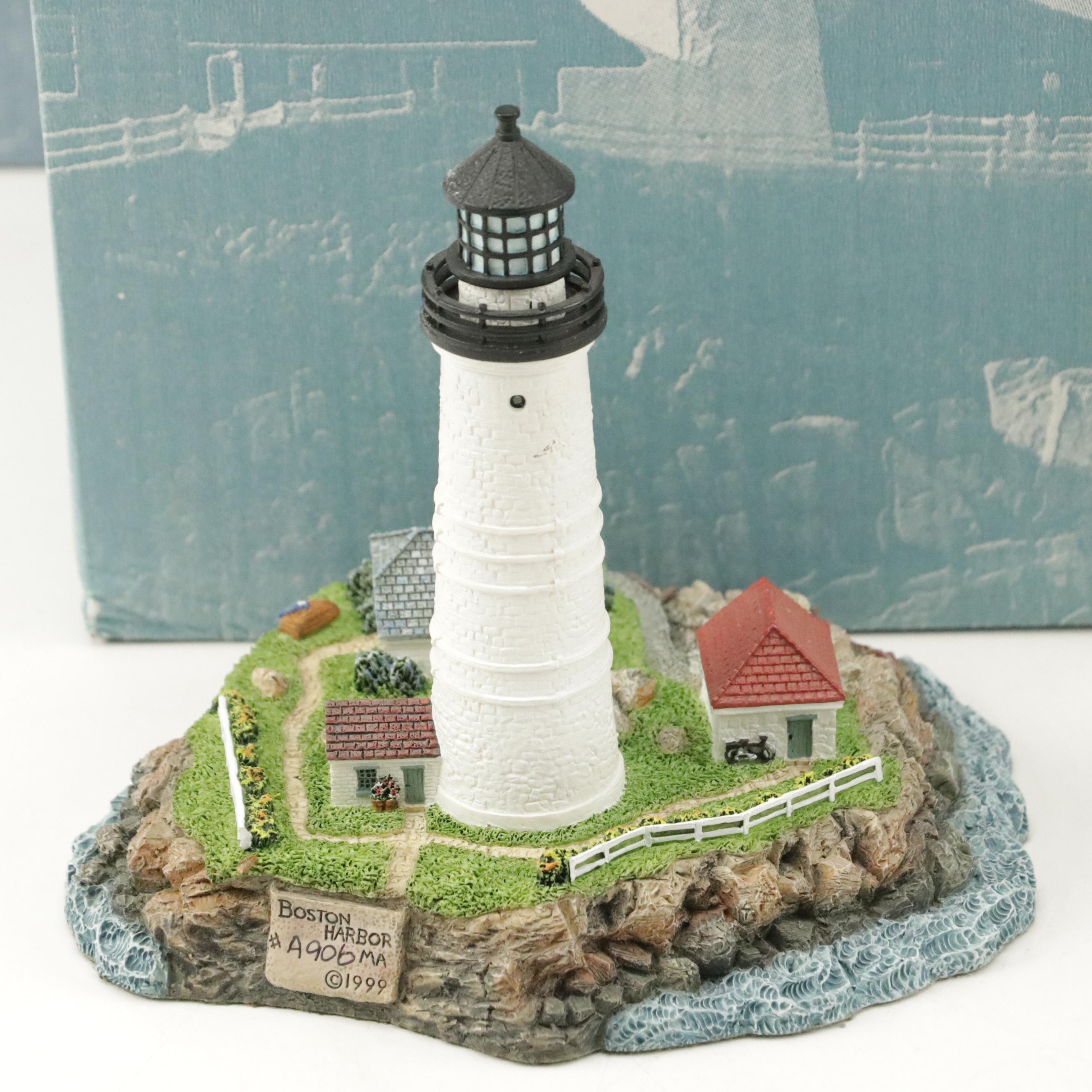 Harbour Lights "Boston Harbor" and Other Lighthouse Figures