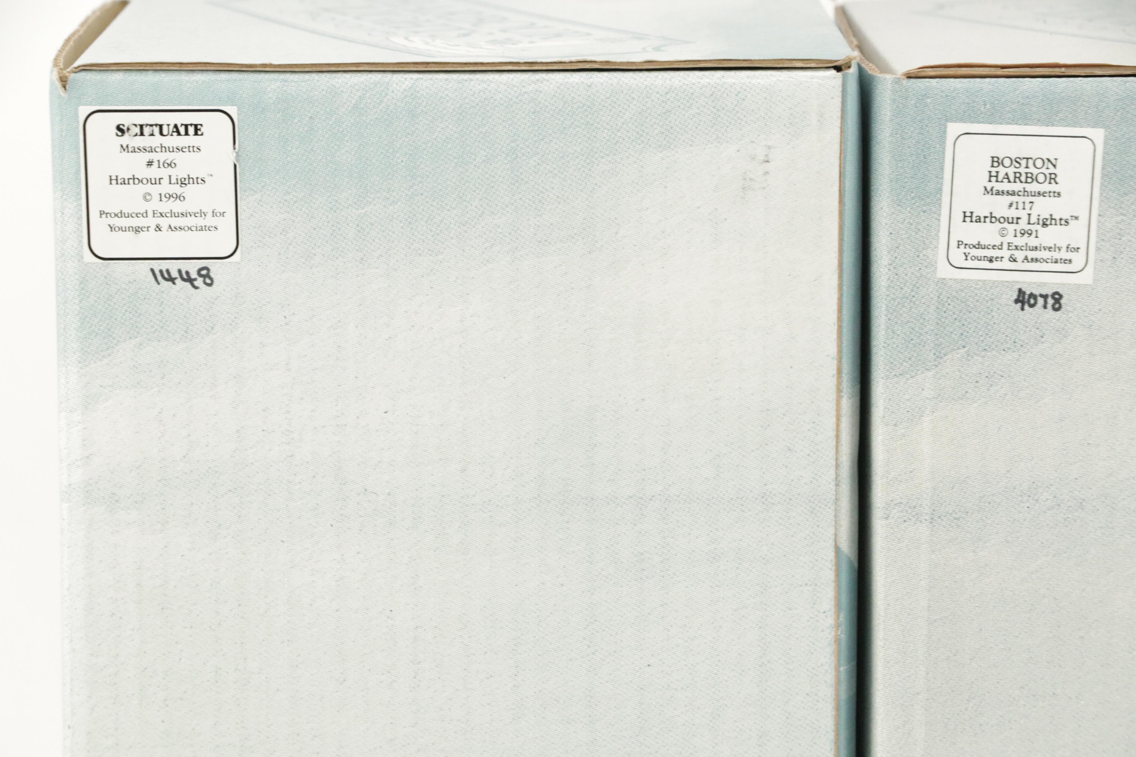 Harbour Lights "Boston Harbor" and Other Lighthouse Figures