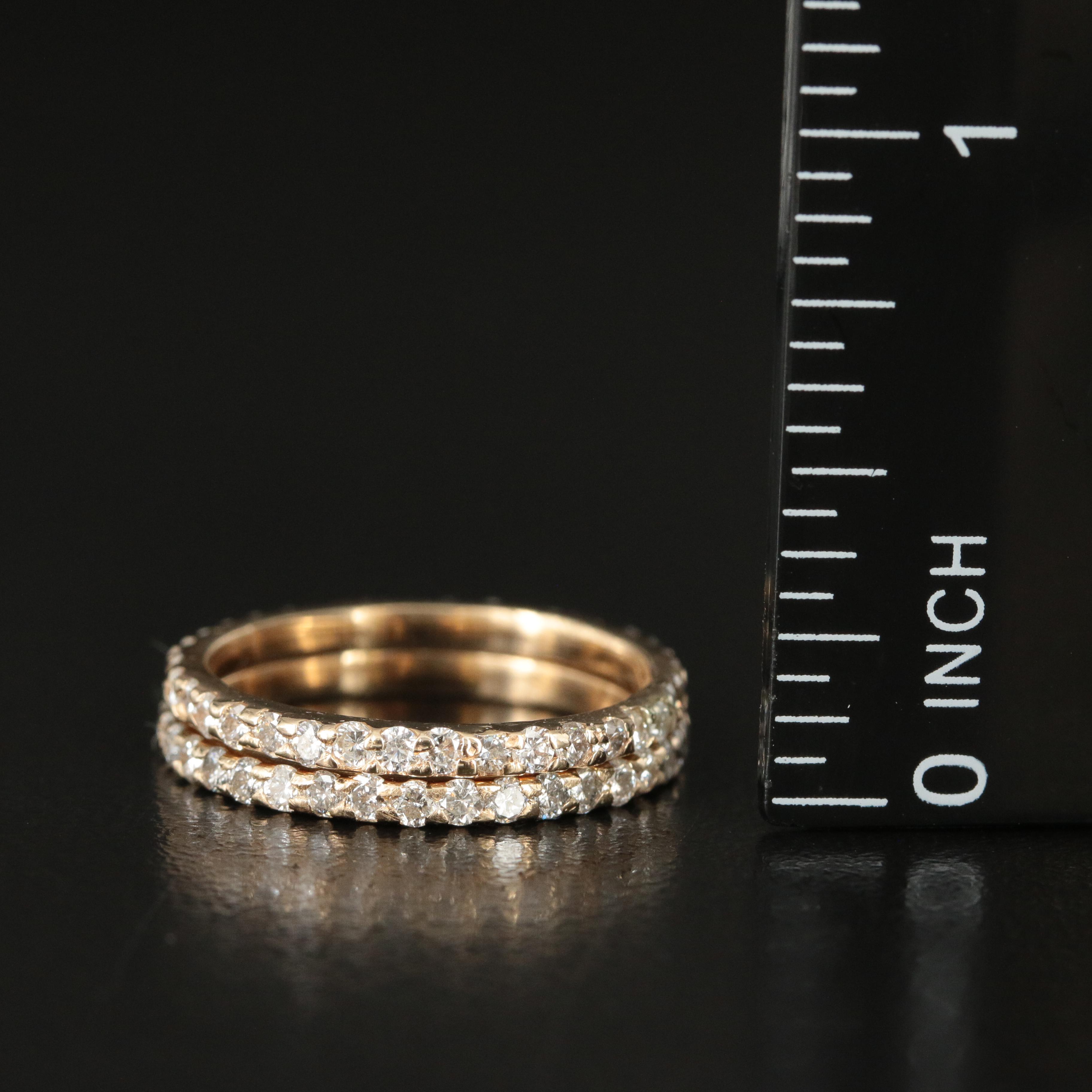 14K 1.41 CTW Diamond Eternity Band