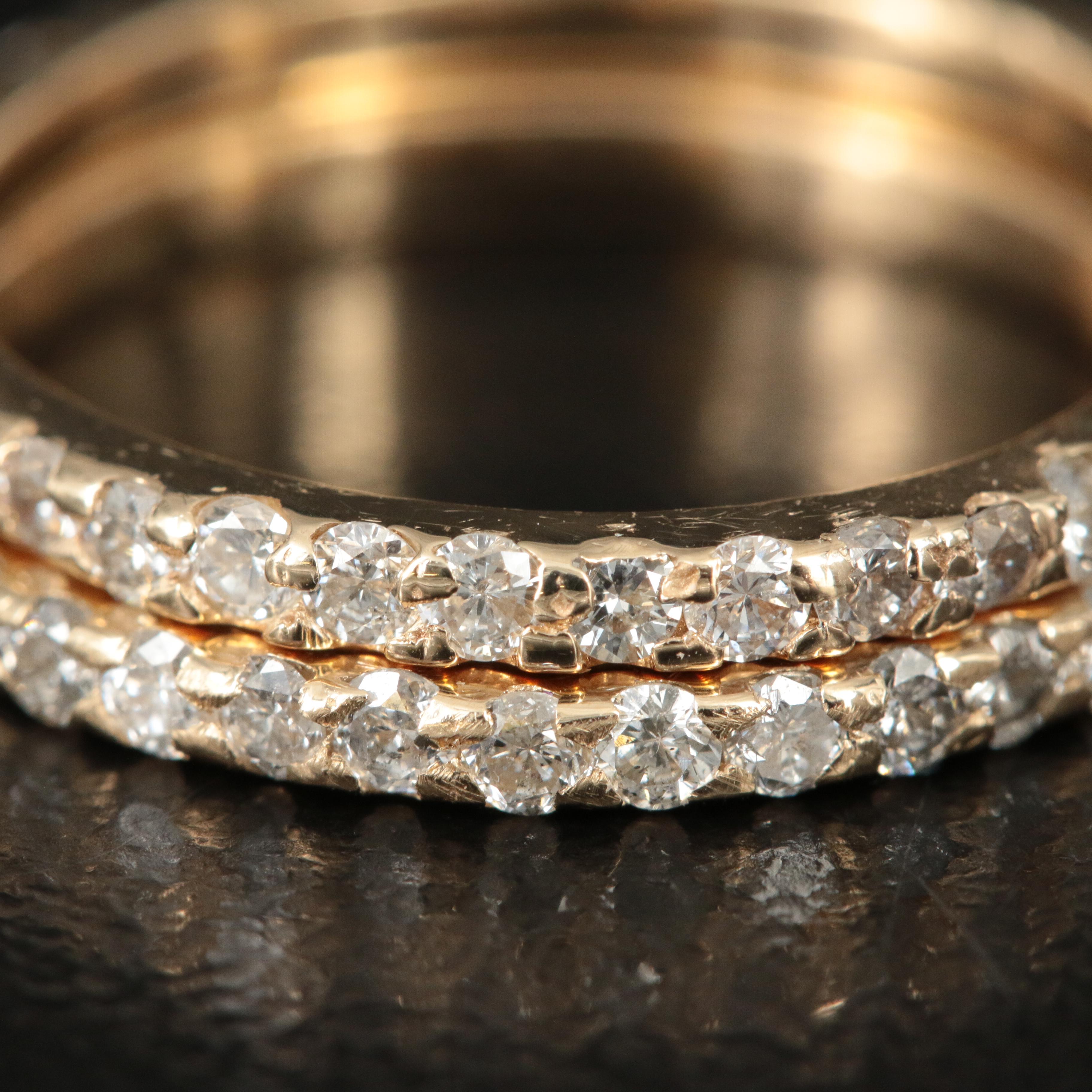 14K 1.41 CTW Diamond Eternity Band