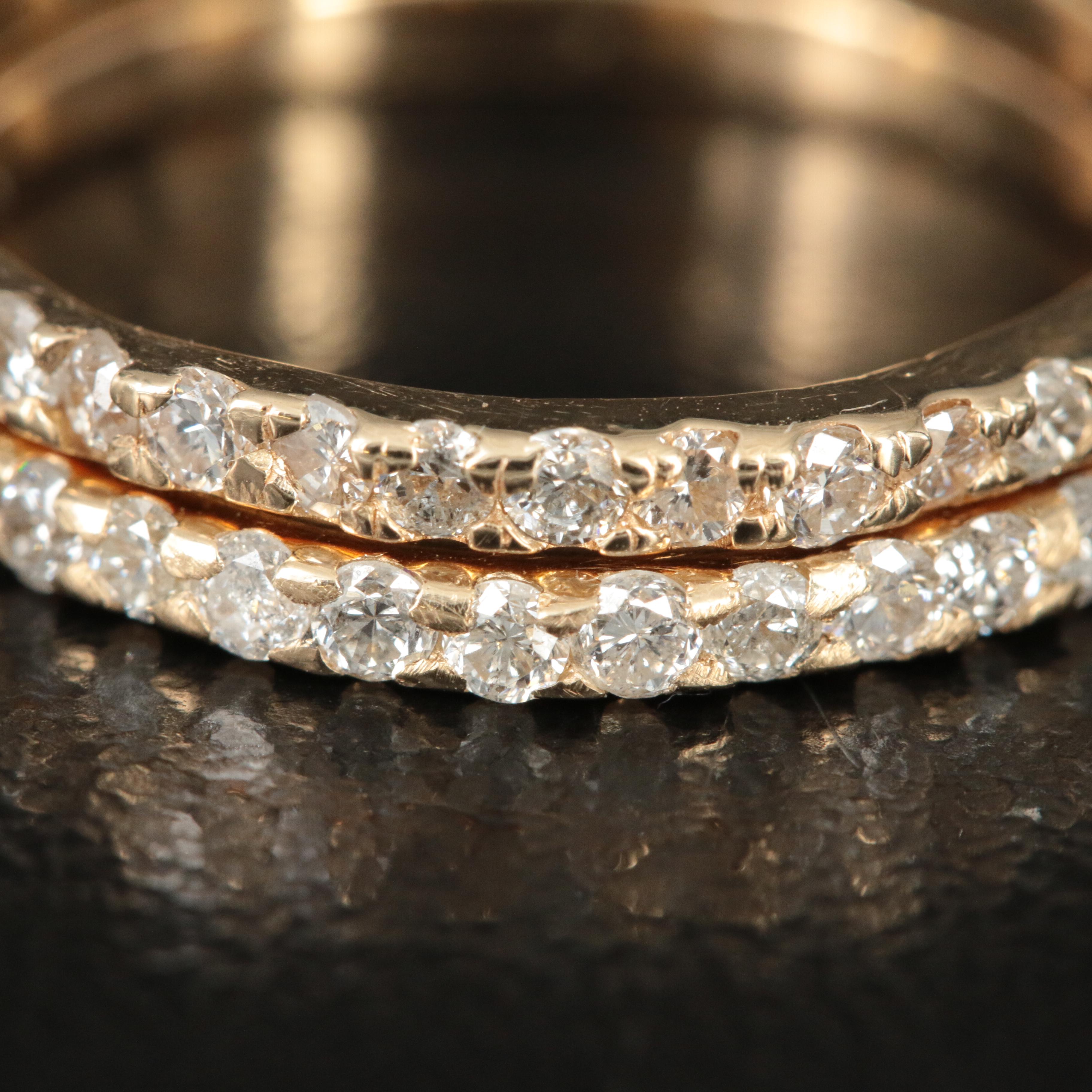 14K 1.41 CTW Diamond Eternity Band