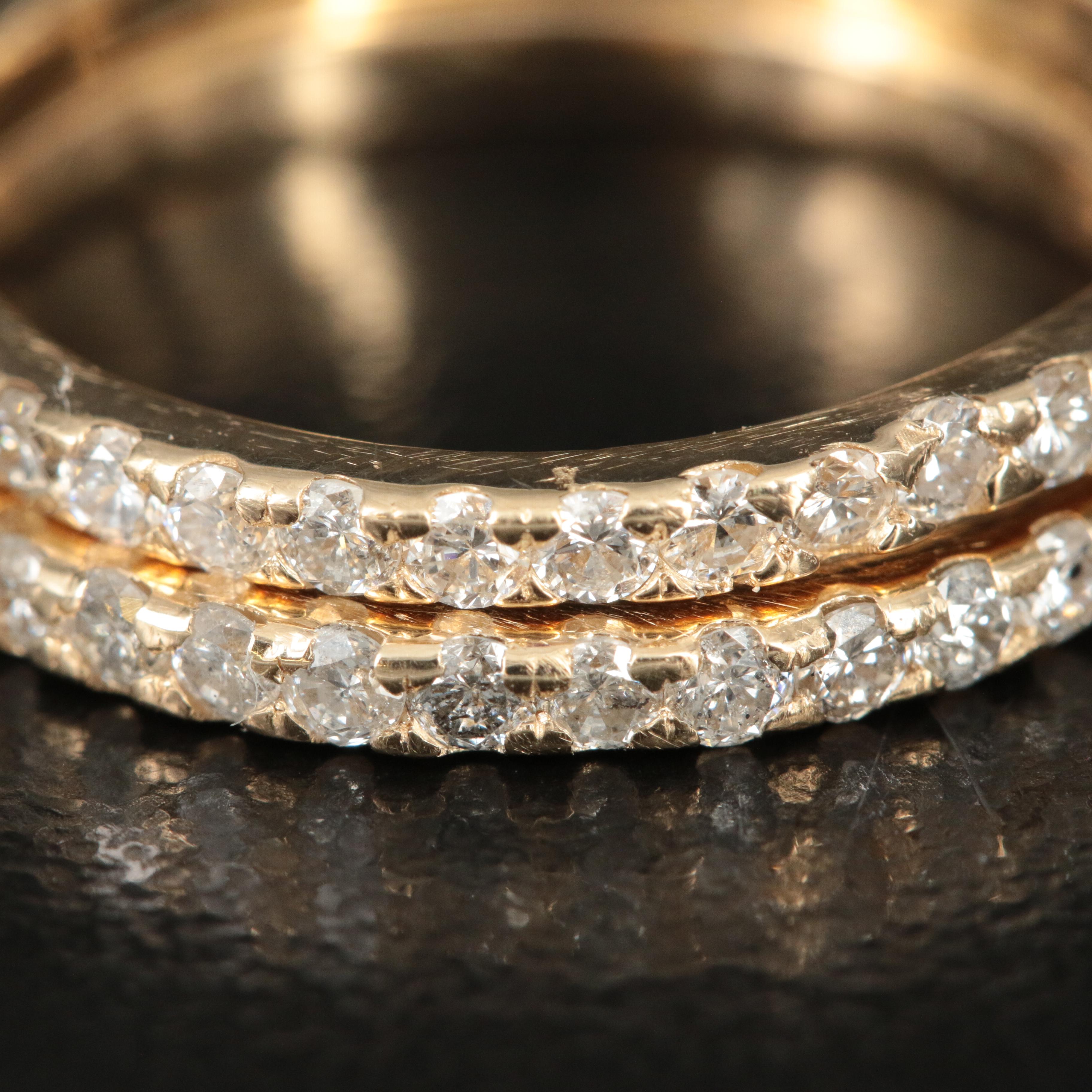 14K 1.41 CTW Diamond Eternity Band