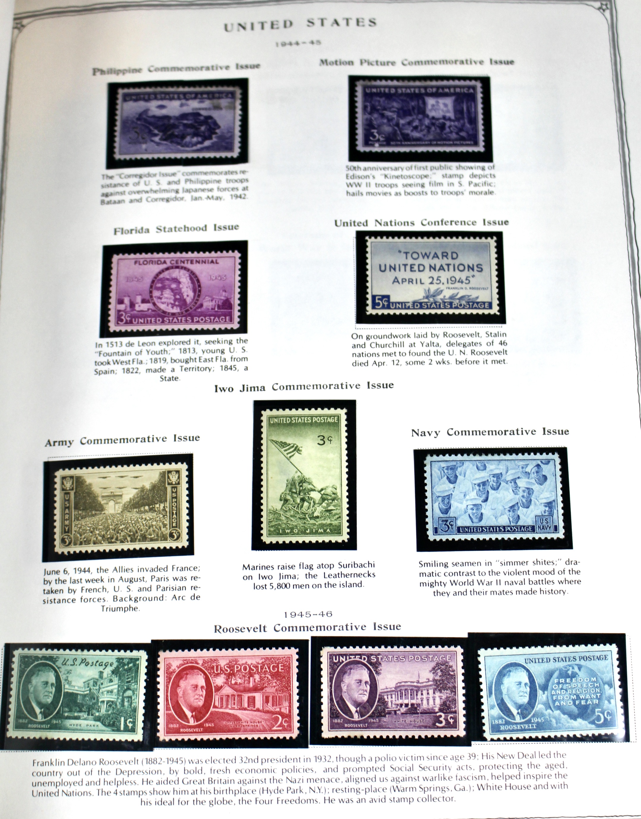 Comprehensive U.S. Postage Stamp Collection, 1904 to 1970