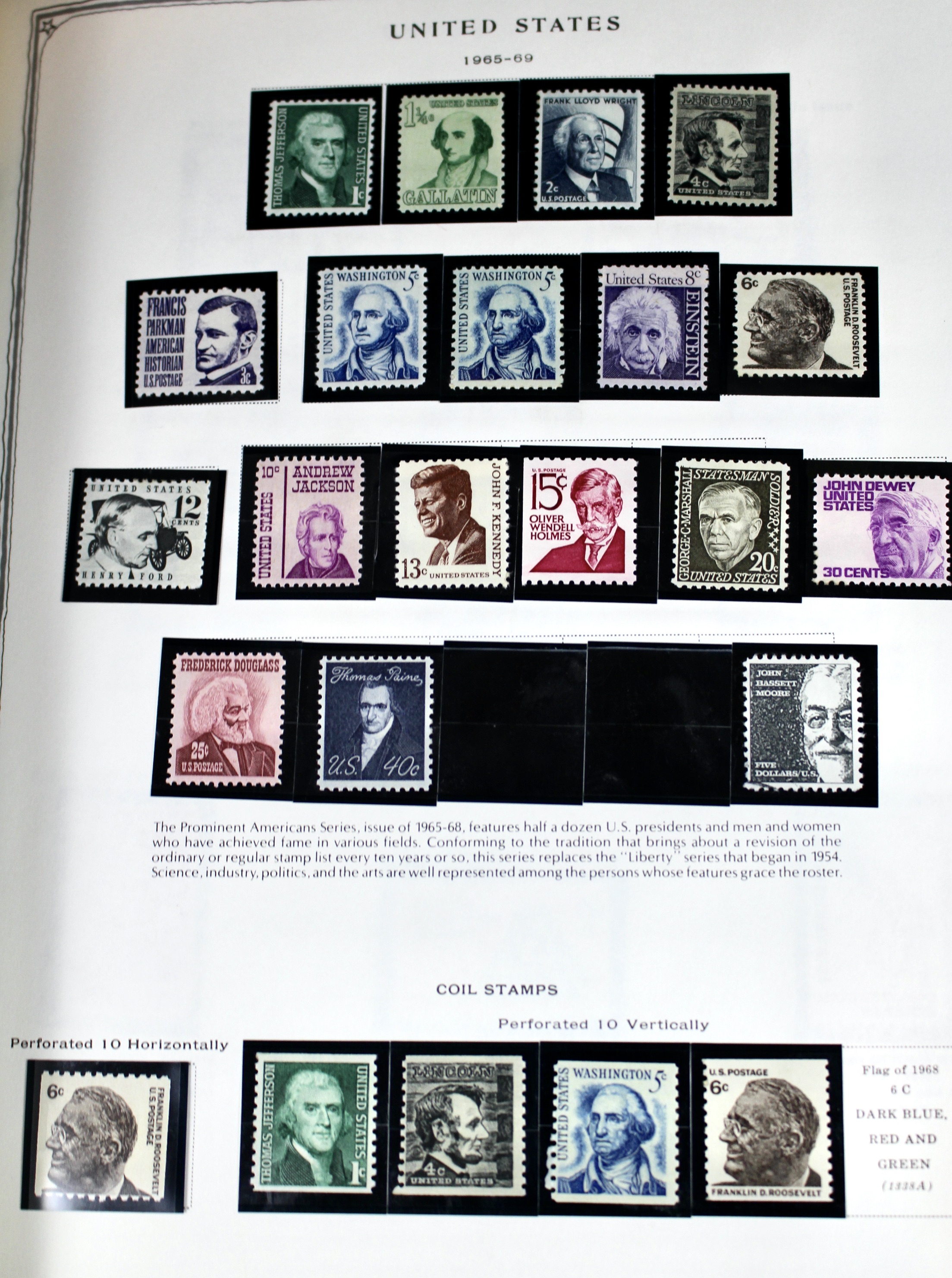 Comprehensive U.S. Postage Stamp Collection, 1904 to 1970
