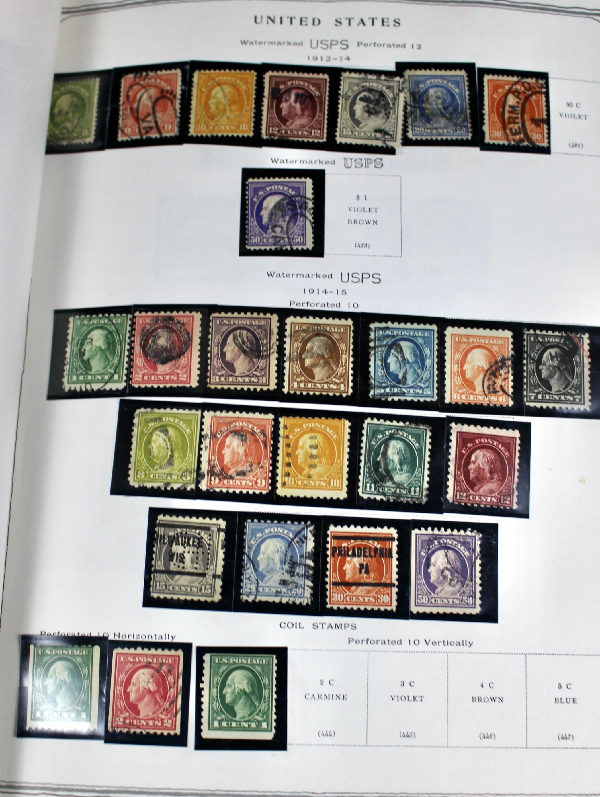 Comprehensive U.S. Postage Stamp Collection, 1904 to 1970