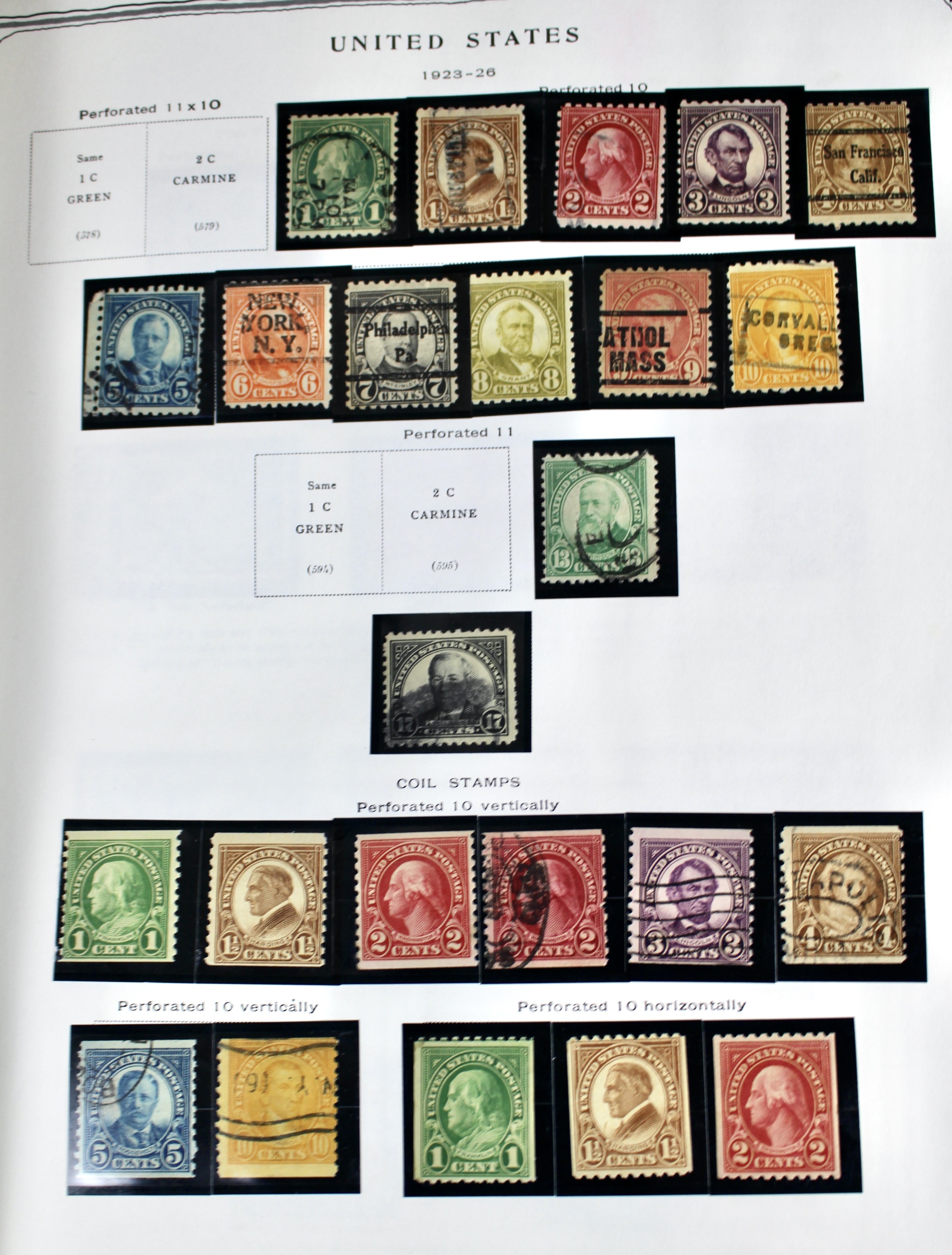 Comprehensive U.S. Postage Stamp Collection, 1904 to 1970