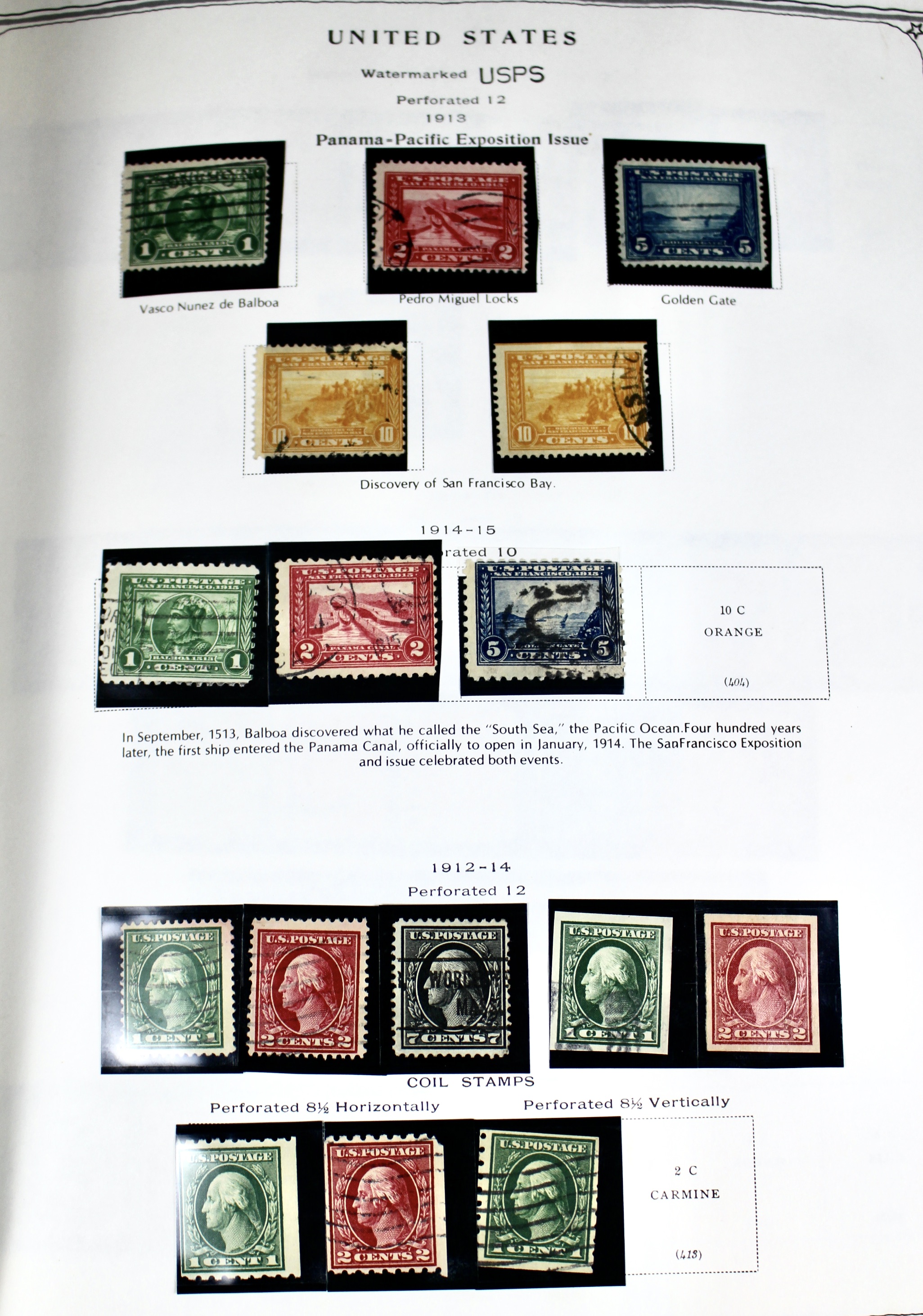Comprehensive U.S. Postage Stamp Collection, 1904 to 1970